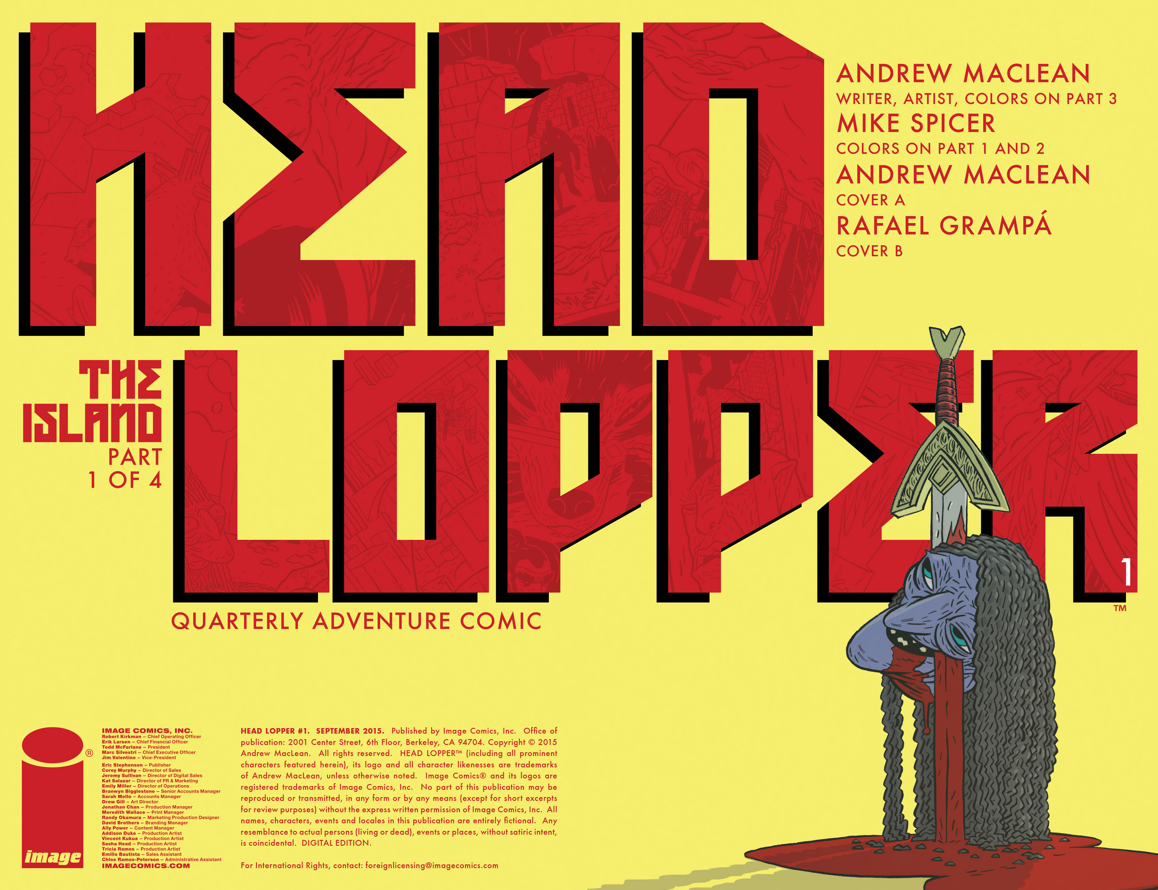 Read online Head Lopper comic -  Issue #1 - 2