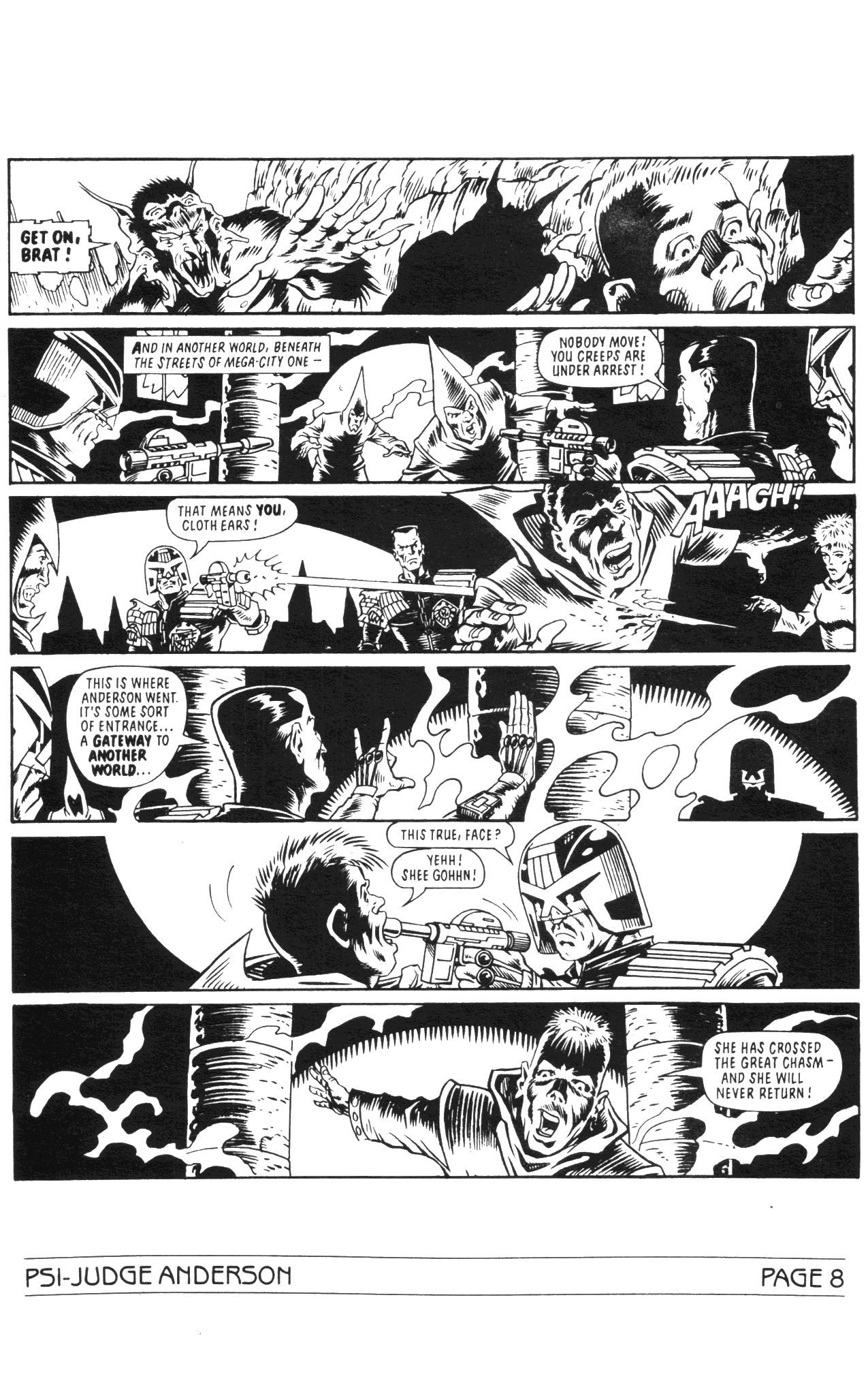 Read online Psi-Judge Anderson comic -  Issue #4 - 10