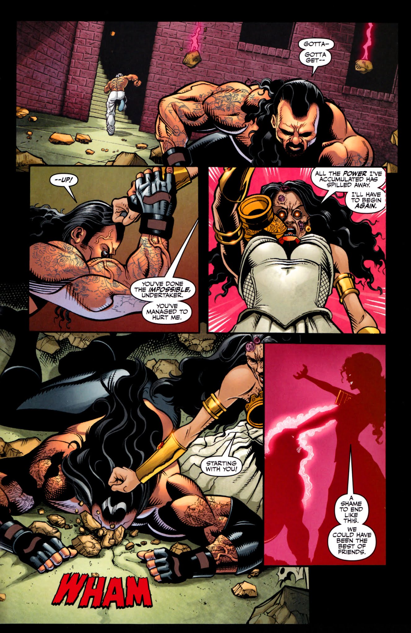 Read online WWE Heroes comic -  Issue #8 - 22