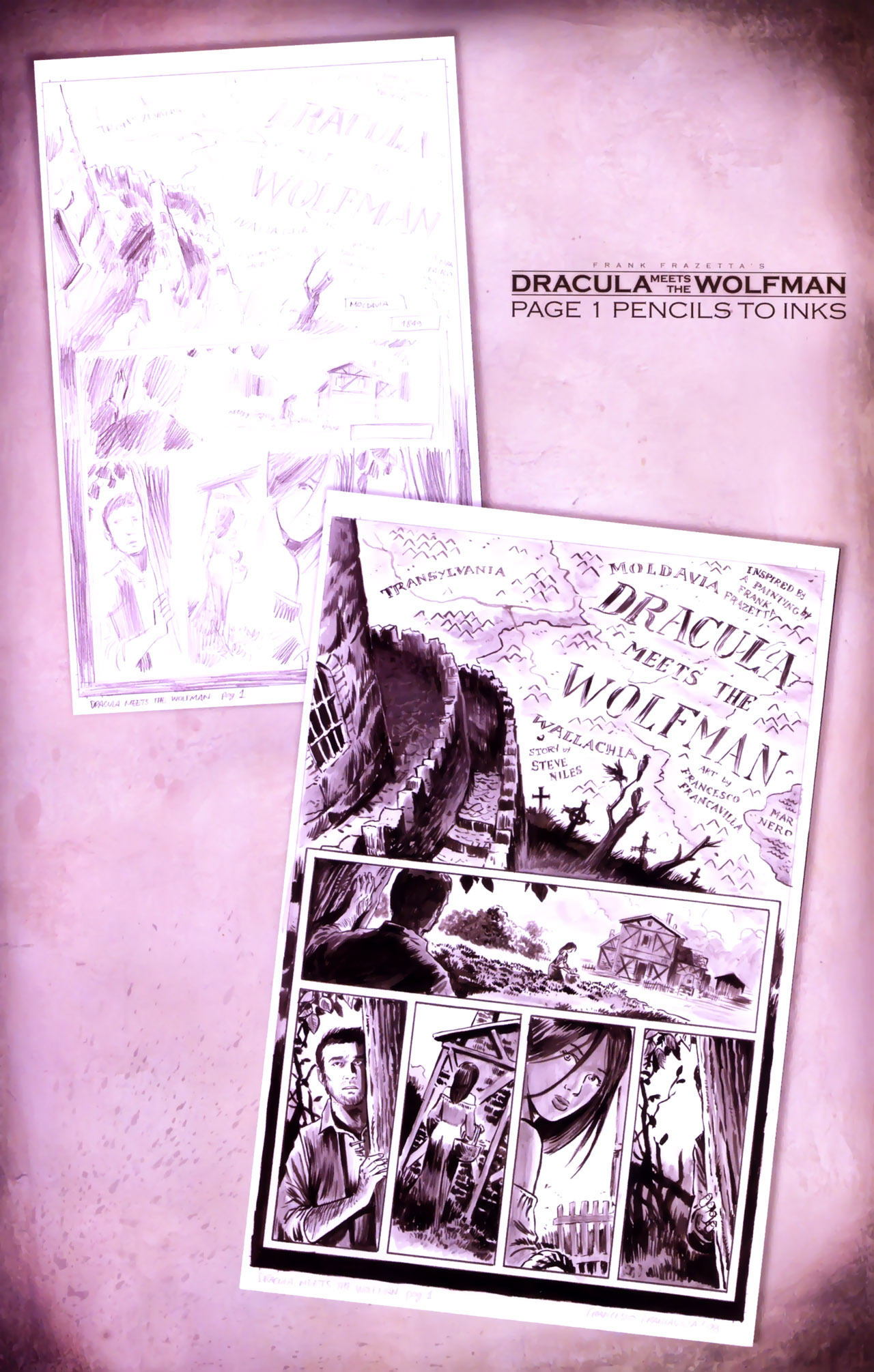 Read online Frank Frazetta's Dracula Meets the Wolfman comic -  Issue # Full - 28