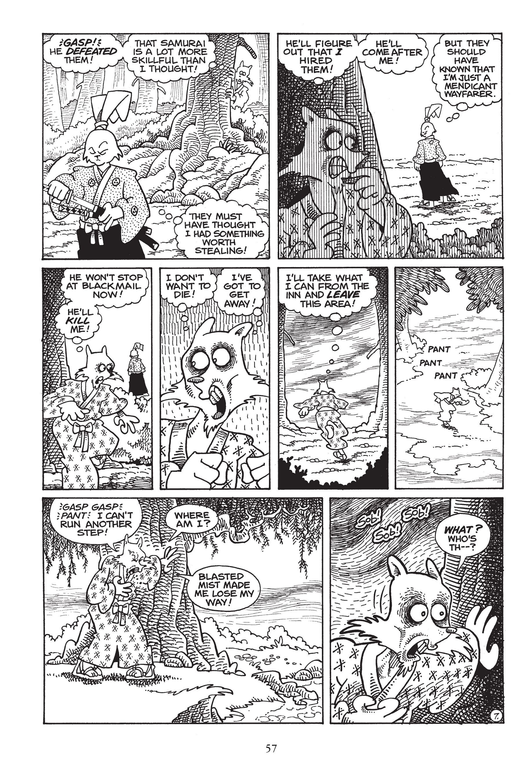 Read online Usagi Yojimbo (1987) comic -  Issue # _TPB 6 - 58