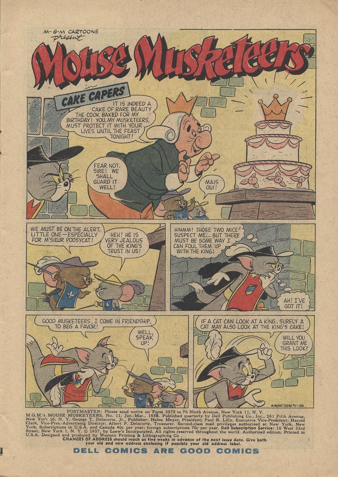 Read online M.G.M's The Mouse Musketeers comic -  Issue #11 - 3