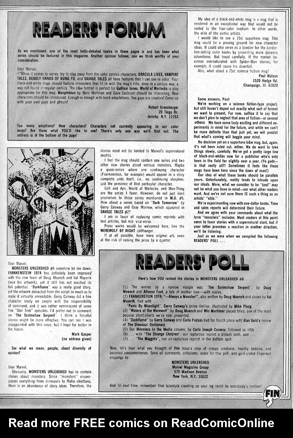 Read online Monsters Unleashed (1973) comic -  Issue #8 - 21