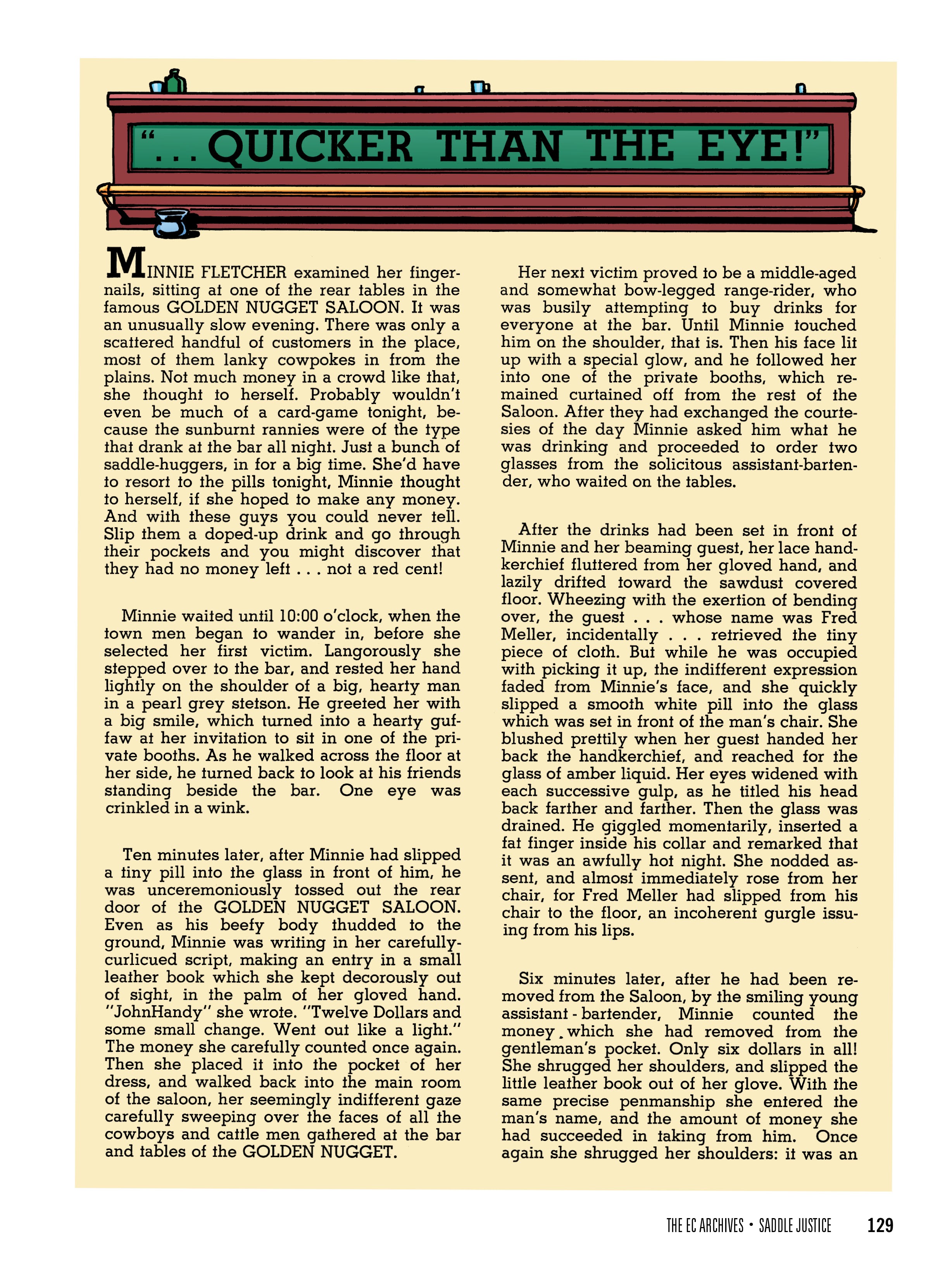 Read online The EC Archives: Saddle Justice comic -  Issue # TPB (Part 2) - 31