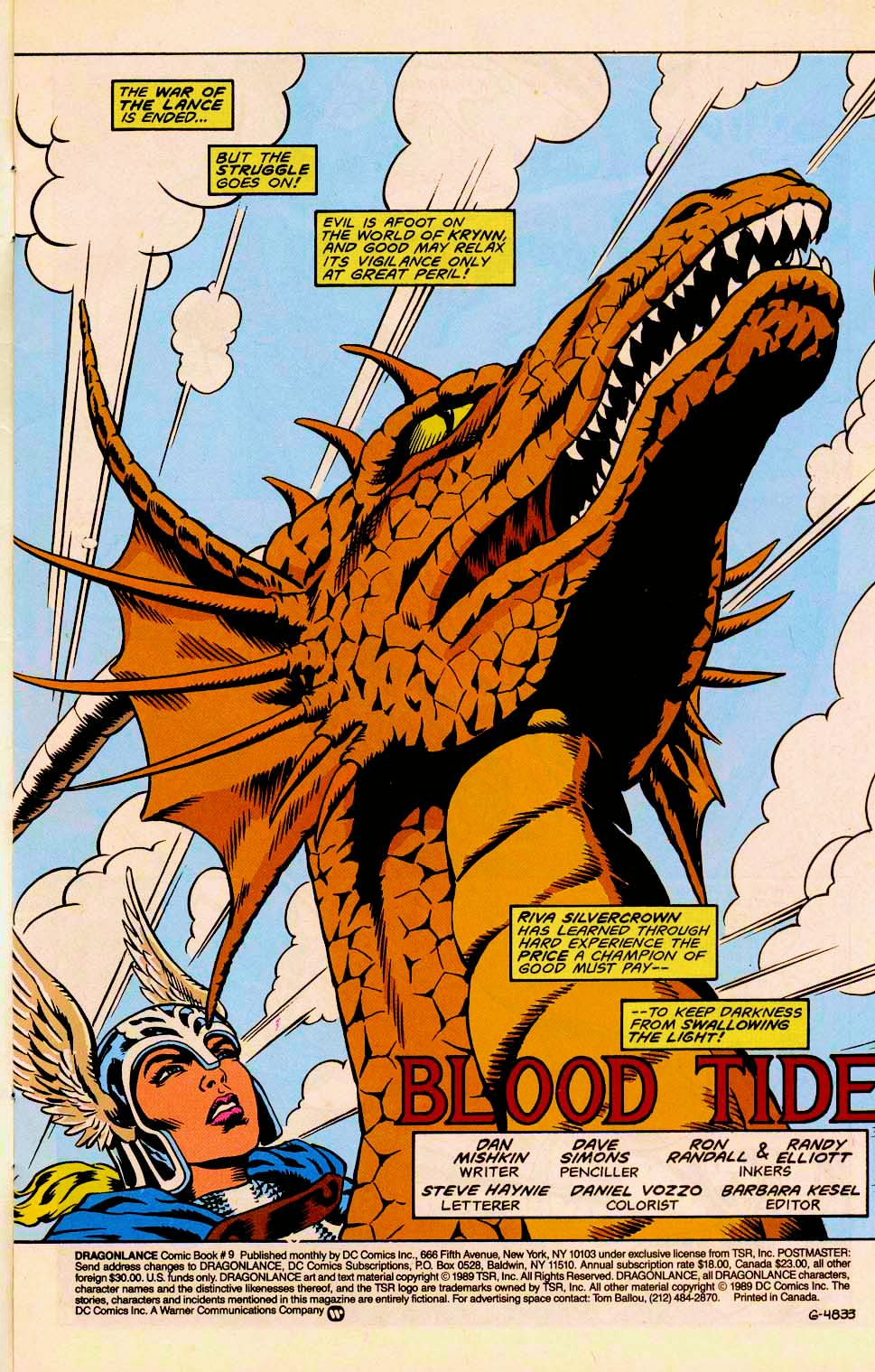 Read online Dragonlance comic -  Issue #9 - 2