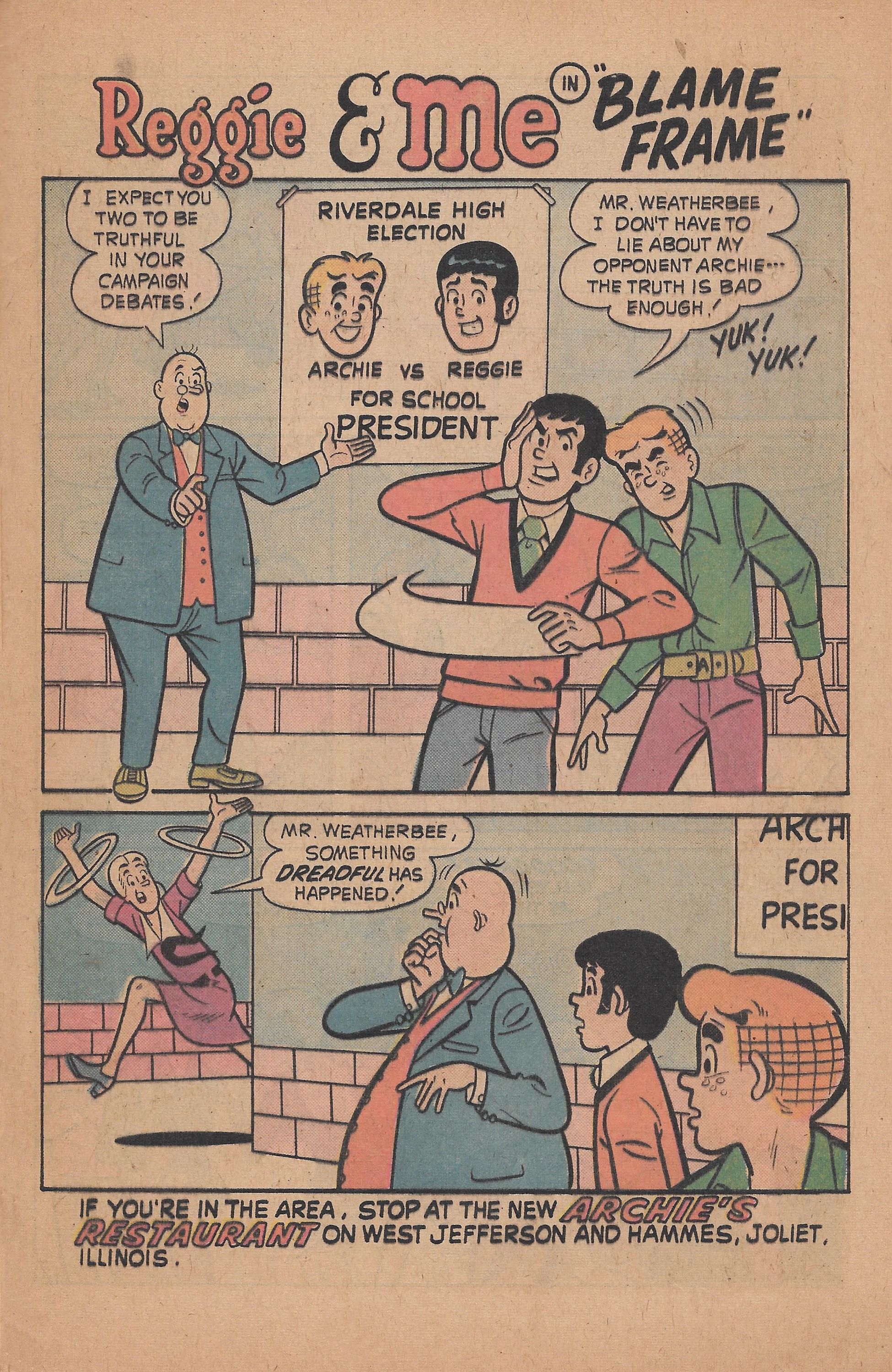 Read online Reggie and Me (1966) comic -  Issue #77 - 29