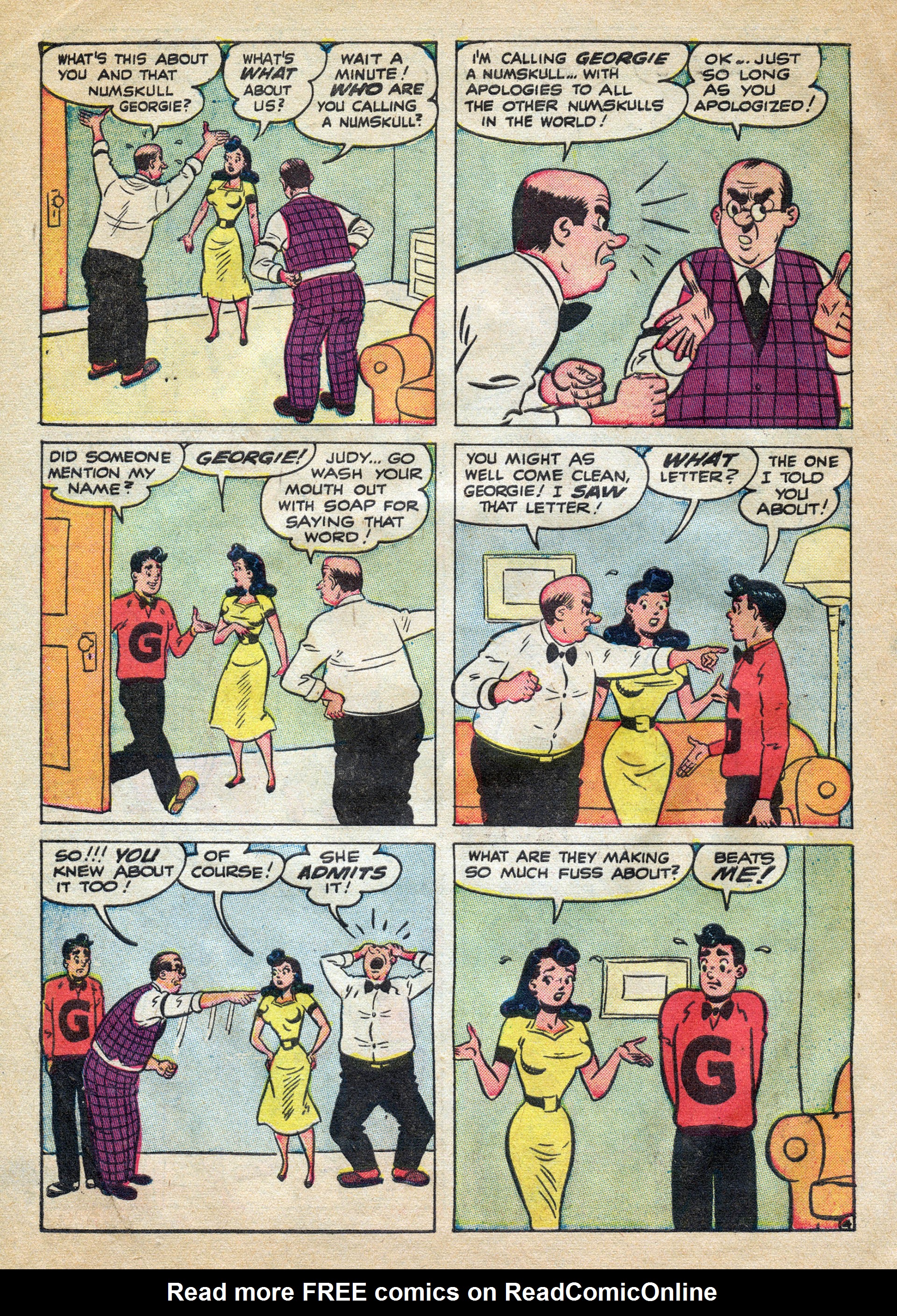 Read online Georgie Comics (1949) comic -  Issue #39 - 6