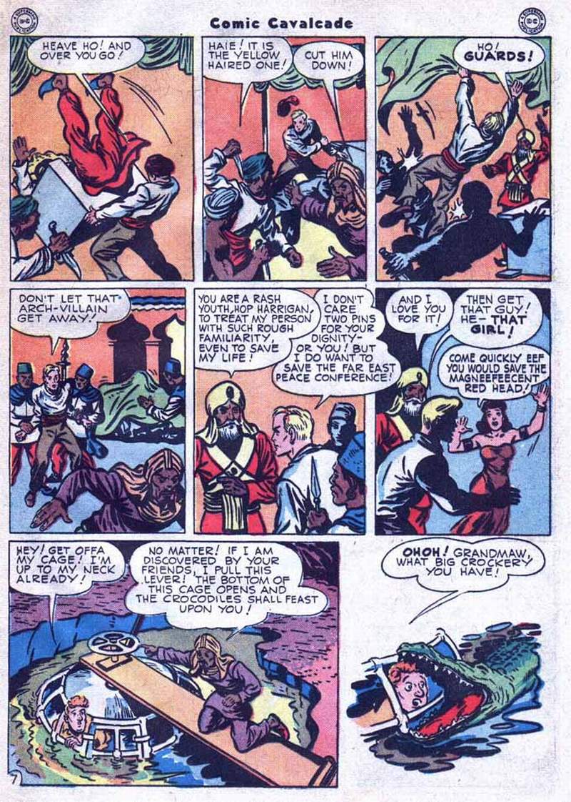 Read online Comic Cavalcade comic -  Issue #13 - 57
