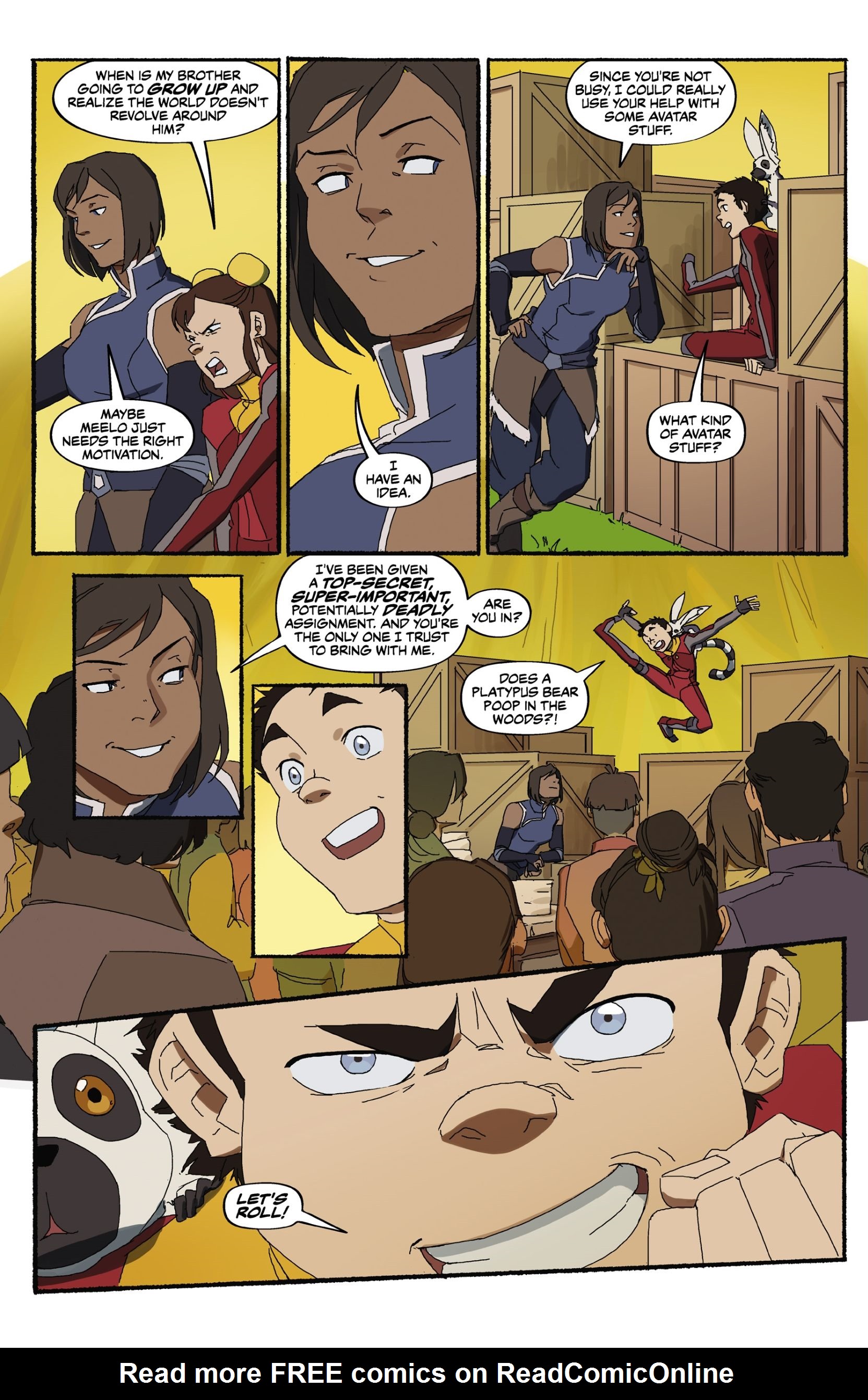 Read online Free Comic Book Day 2018 comic -  Issue # Legend of Korra - 4