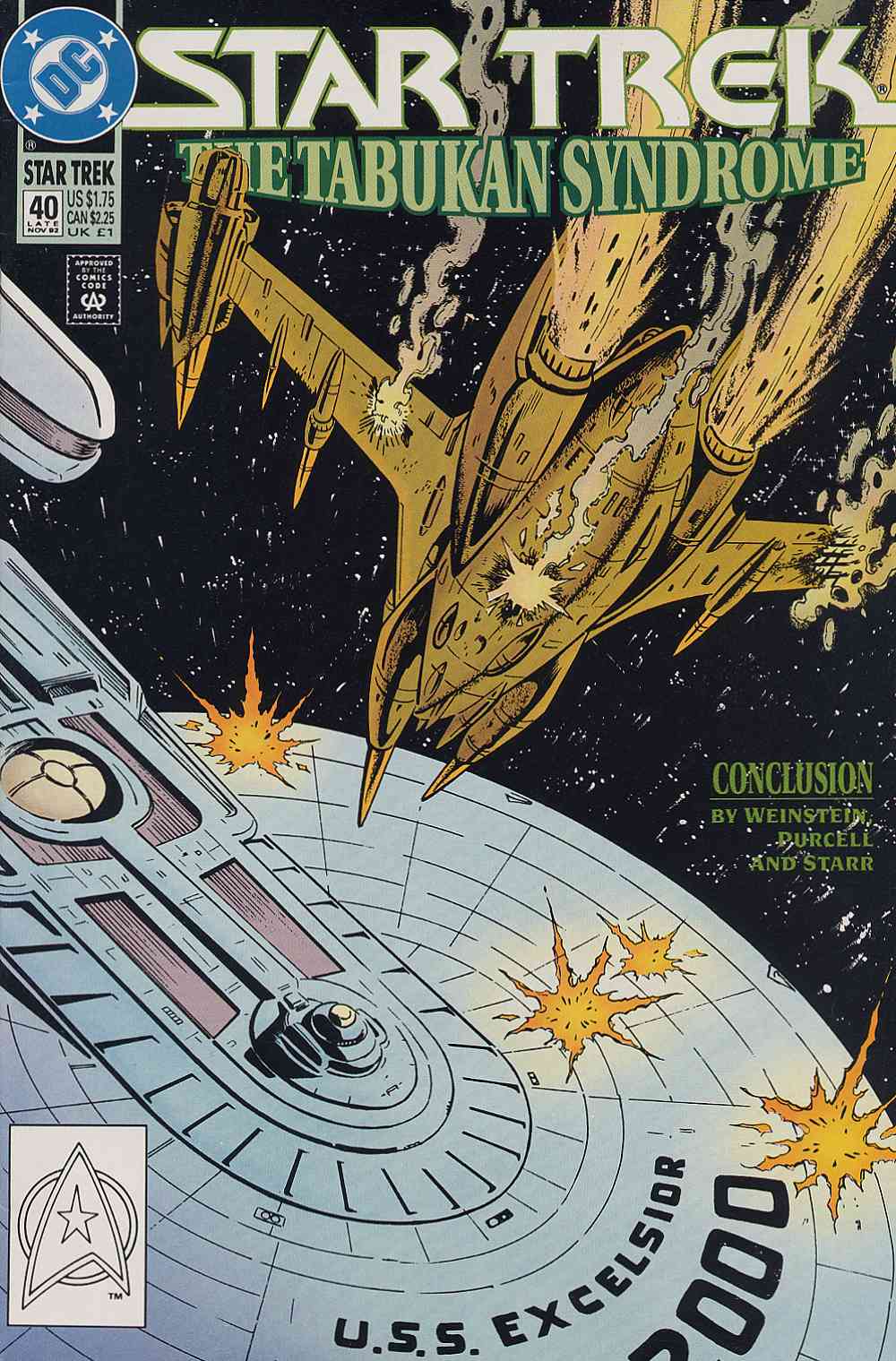 Read online Star Trek (1989) comic -  Issue #40 - 1