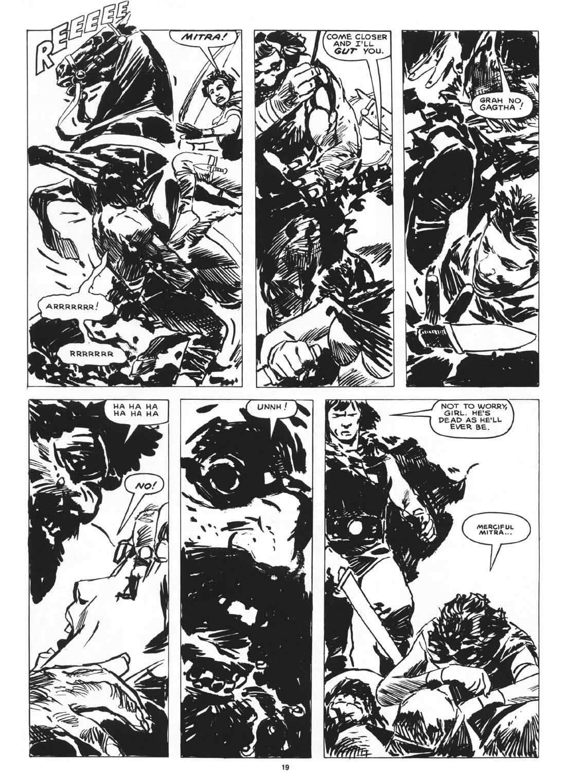 Read online The Savage Sword Of Conan comic -  Issue #162 - 21