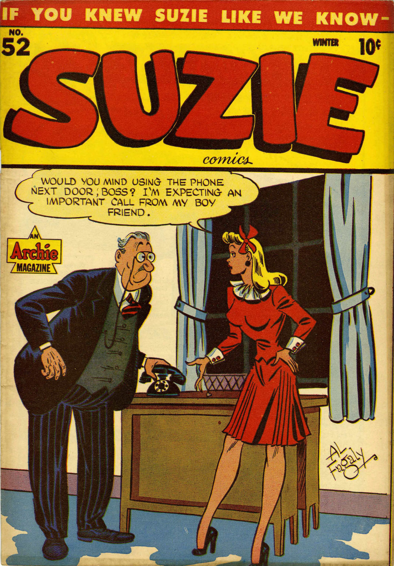 Read online Suzie Comics comic -  Issue #52 - 1