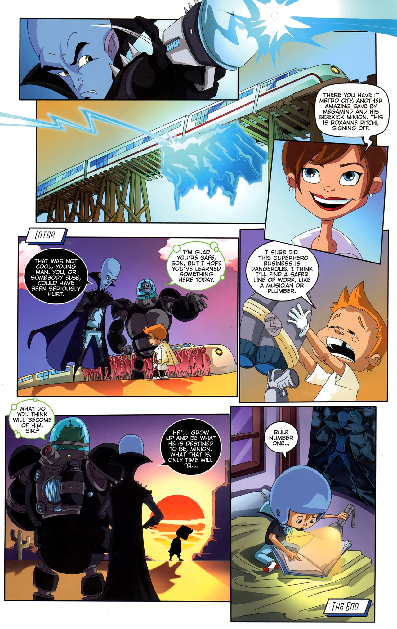 Read online Megamind: Bad. Blue. Brilliant. comic -  Issue #4 - 22