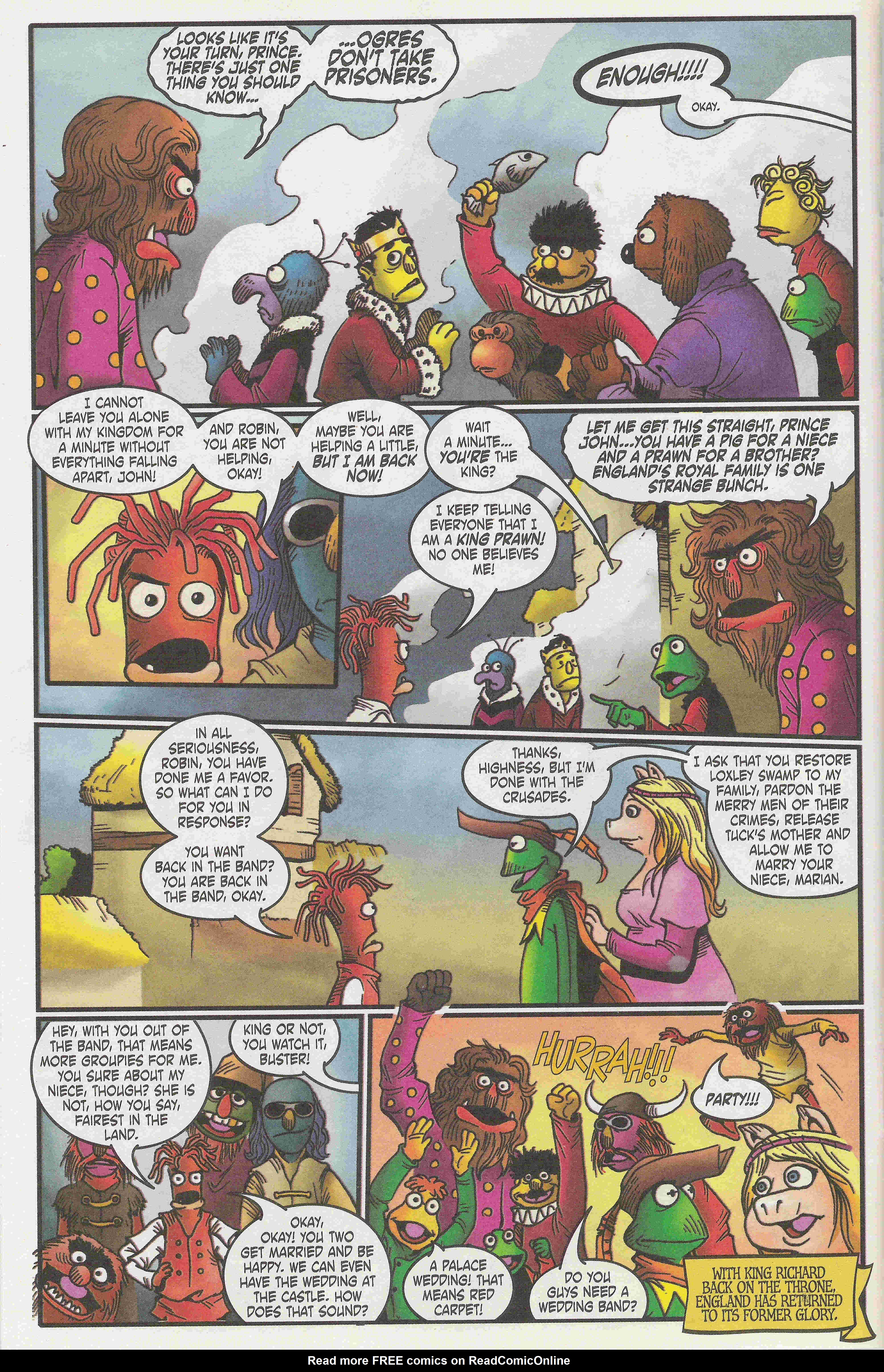 Read online Muppet Robin Hood comic -  Issue #4 - 25