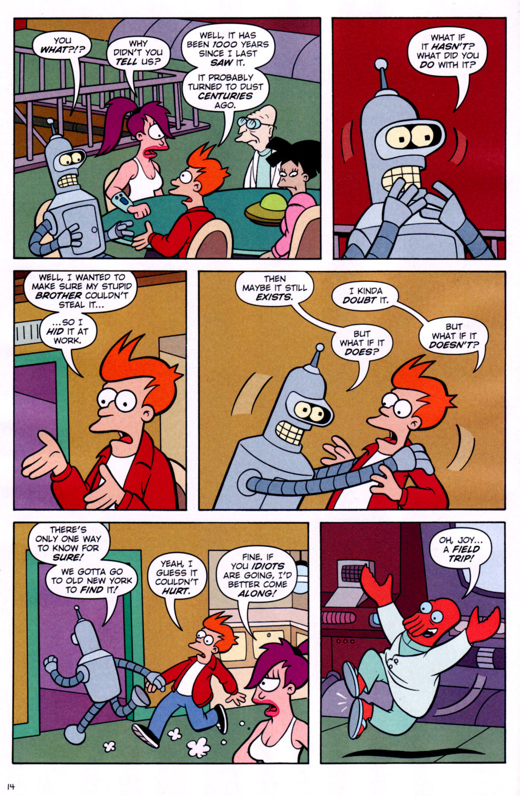 Read online Futurama Comics comic -  Issue #30 - 11