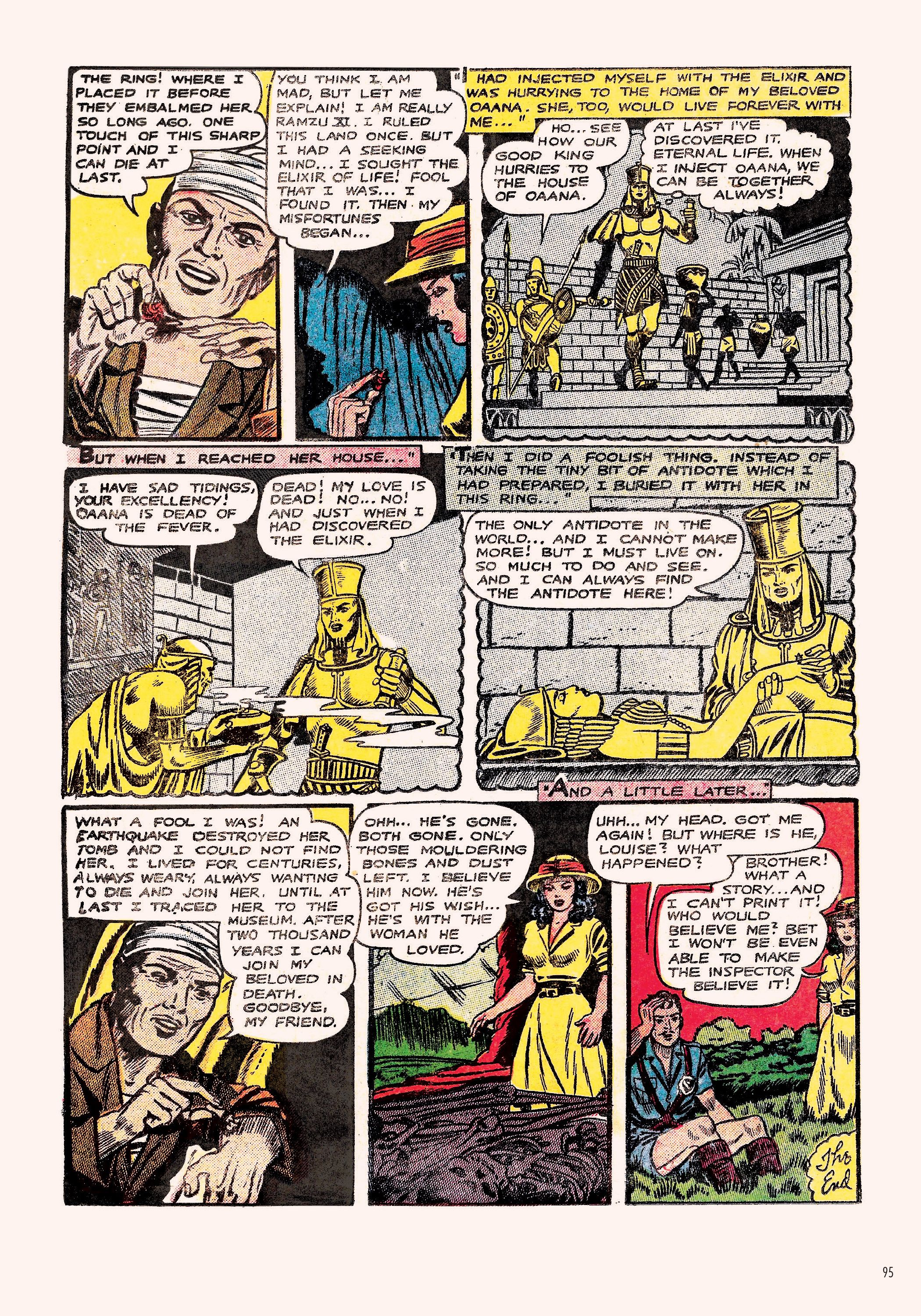 Read online Classic Monsters of Pre-Code Horror Comics: Mummies comic -  Issue # TPB - 95