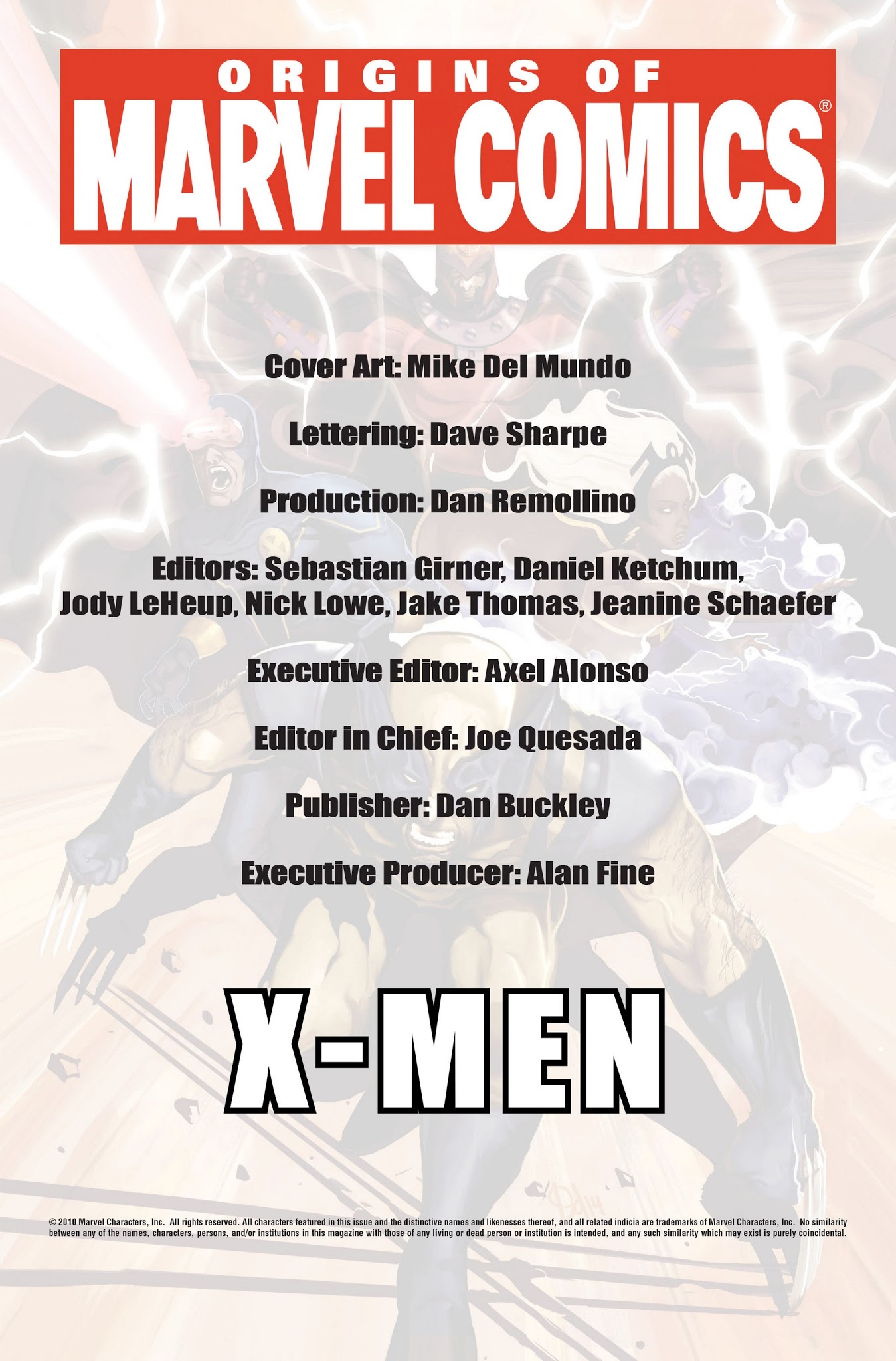 Read online Origins of Marvel Comics: X-Men comic -  Issue # Full - 2