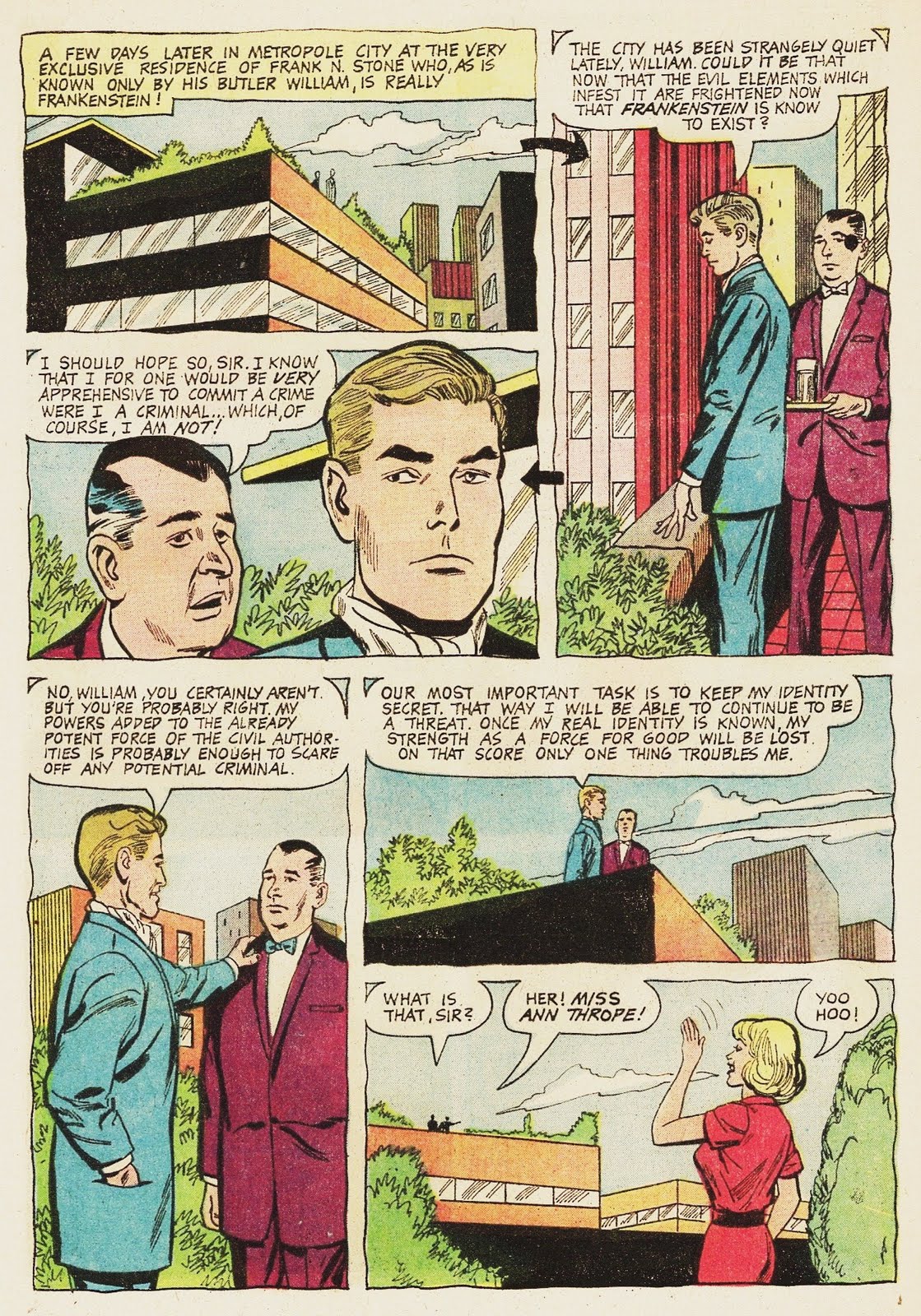Read online Frankenstein (1964) comic -  Issue #4 - 5