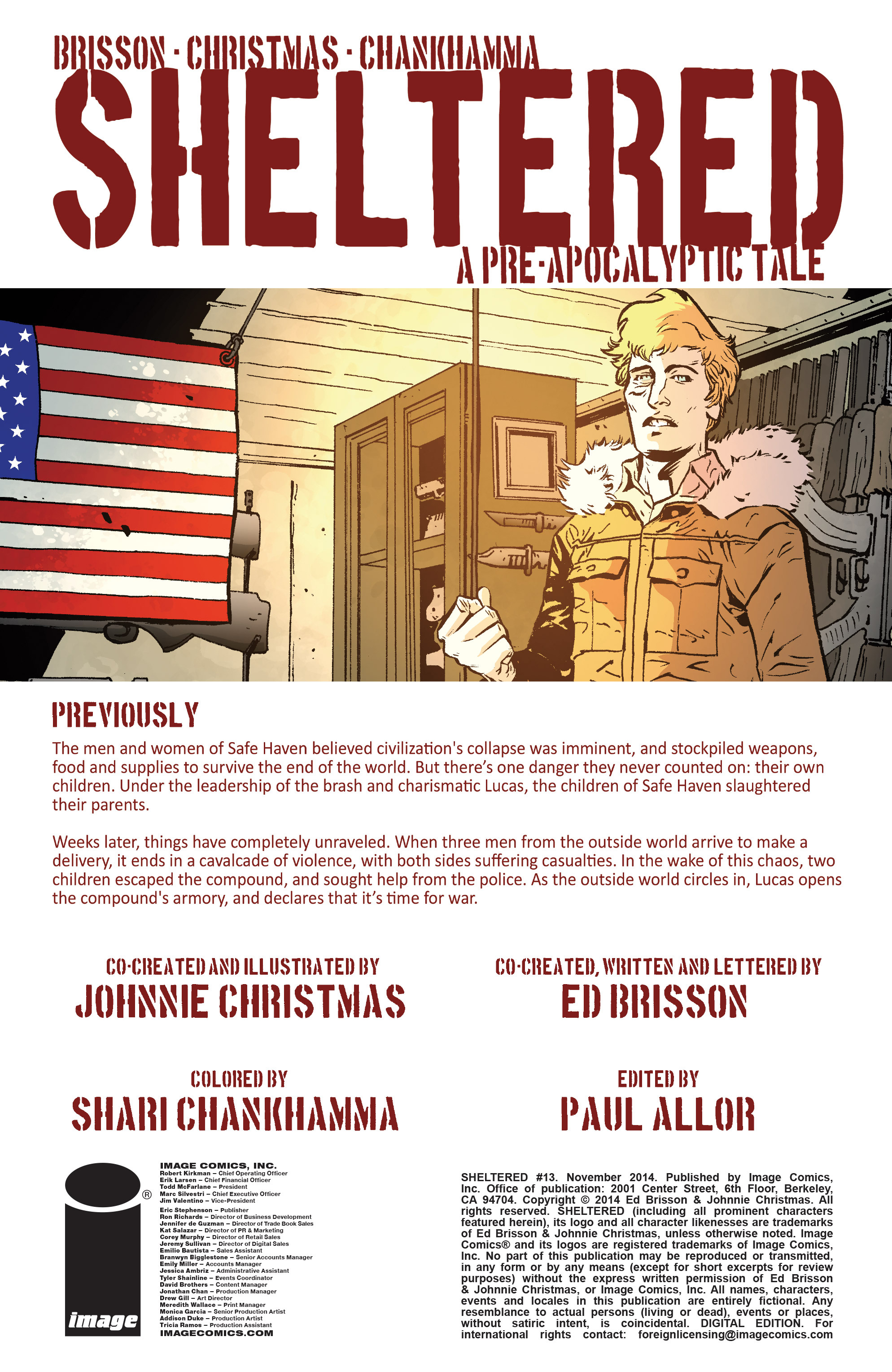 Read online Sheltered comic -  Issue #13 - 2