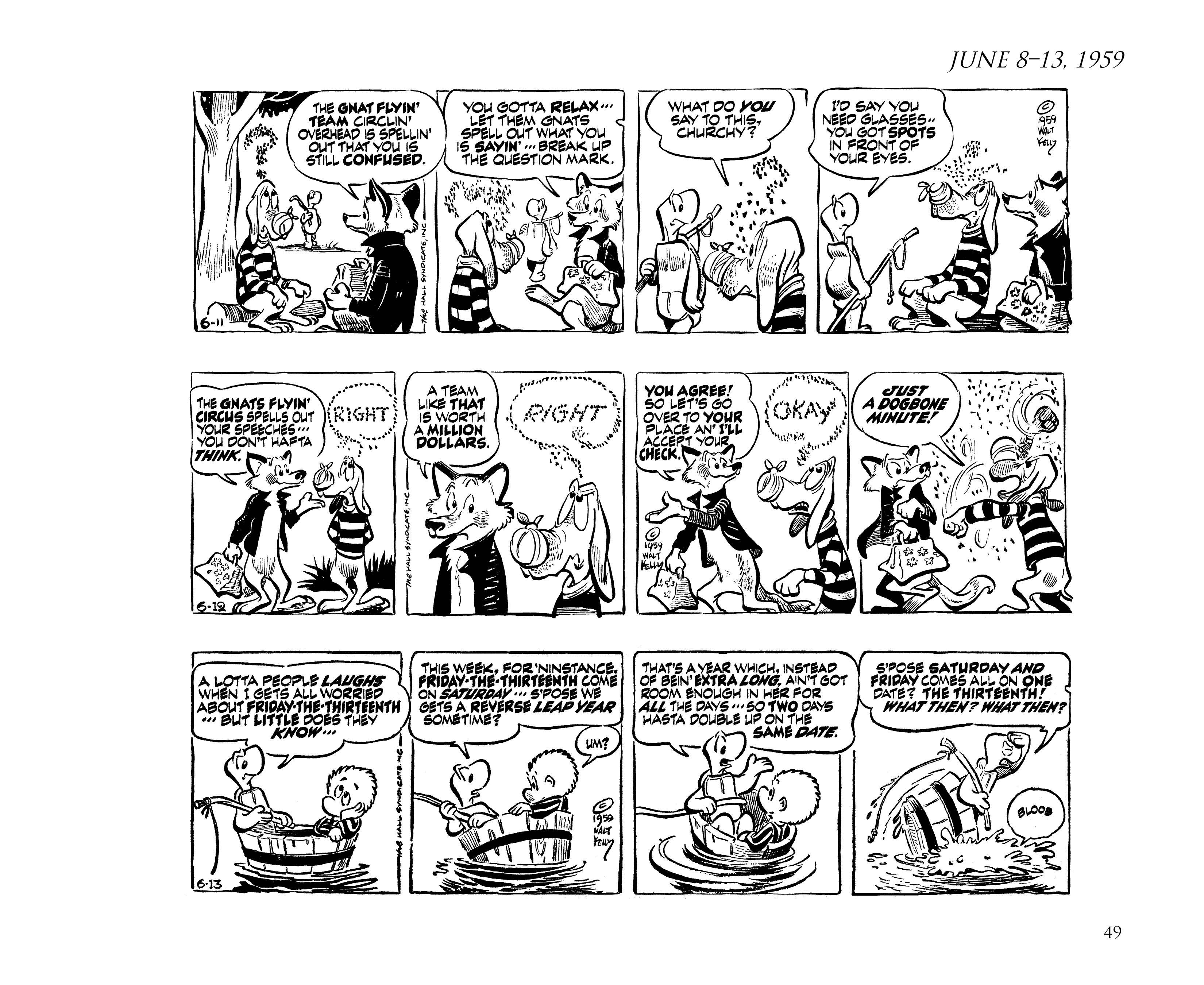 Read online Pogo by Walt Kelly: The Complete Syndicated Comic Strips comic -  Issue # TPB 6 (Part 1) - 59