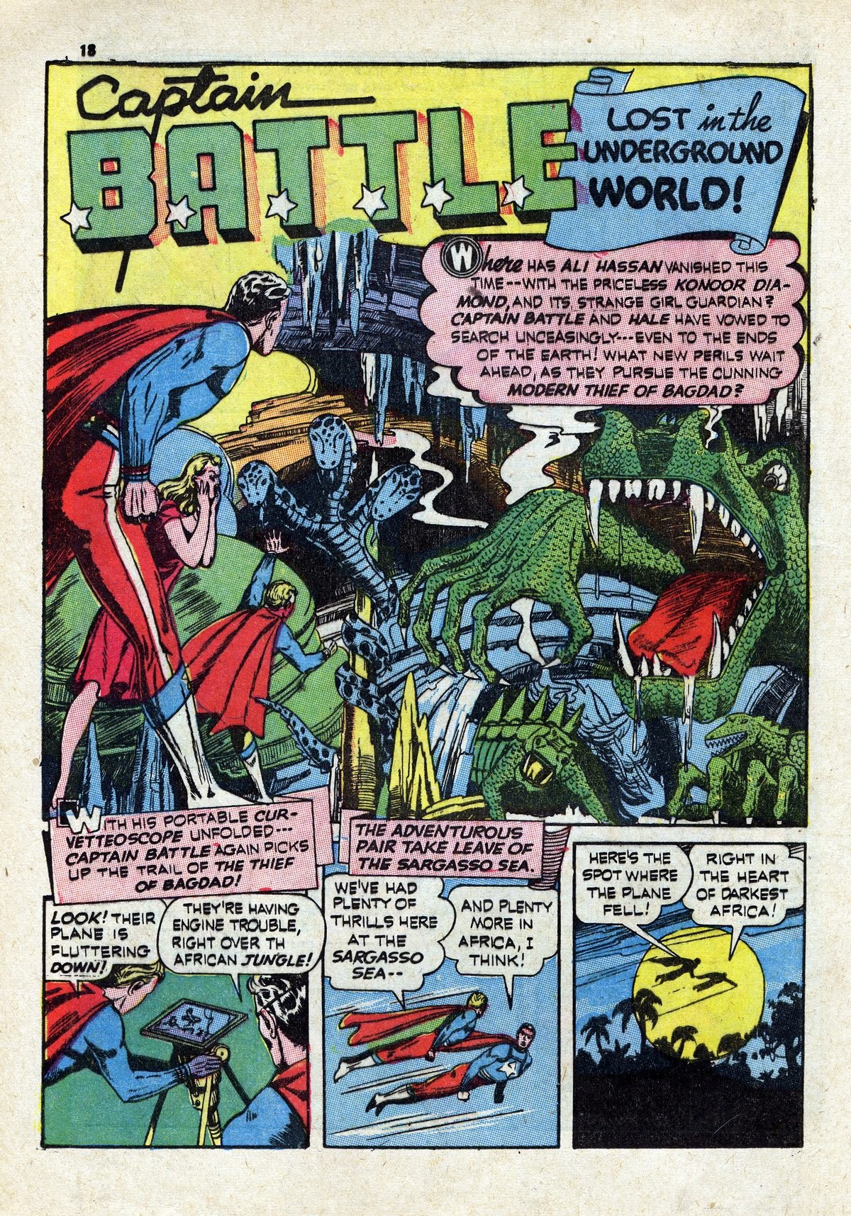 Read online Captain Battle Comics comic -  Issue #2 - 21