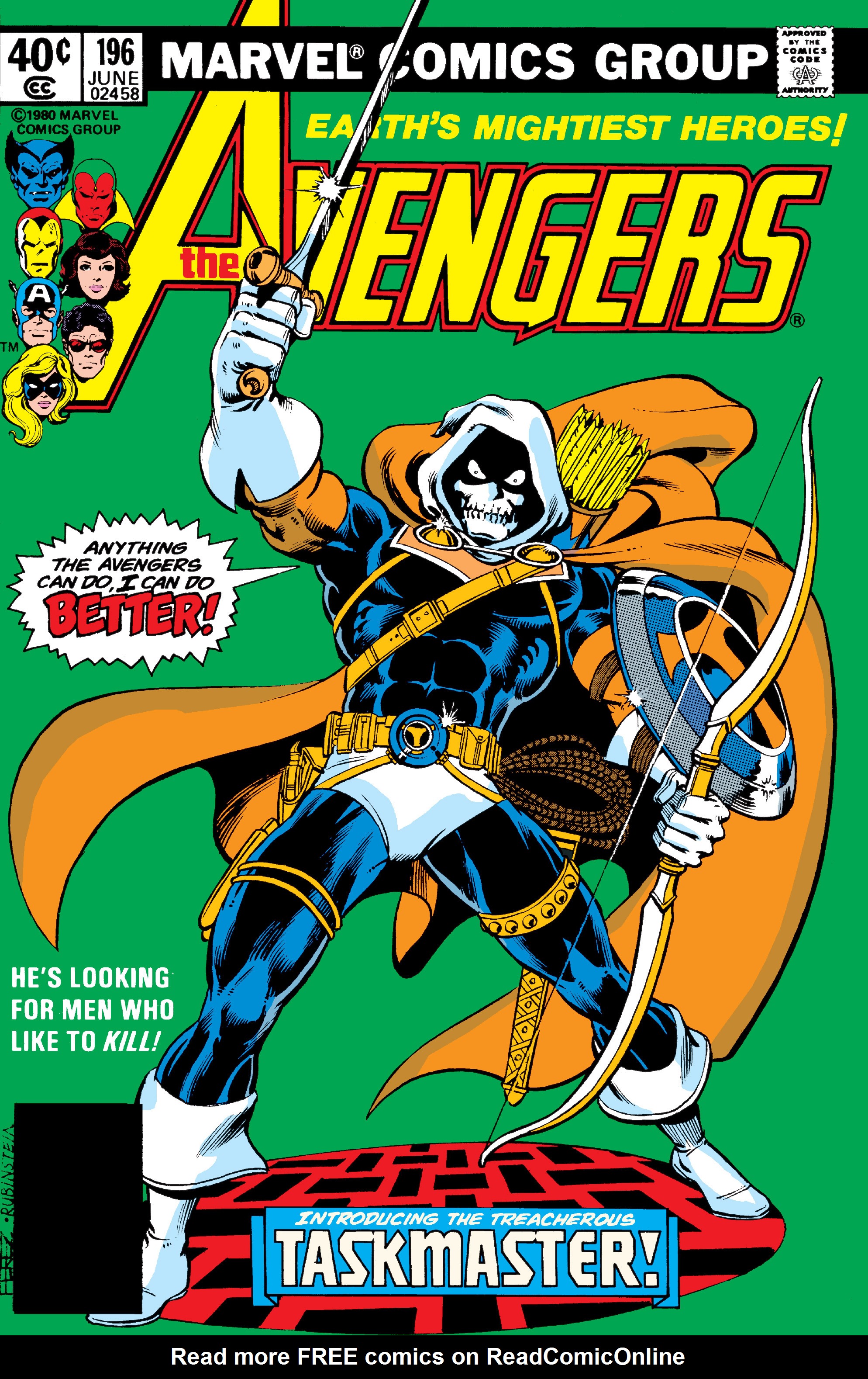 Read online The Avengers (1963) comic -  Issue #196 - 1