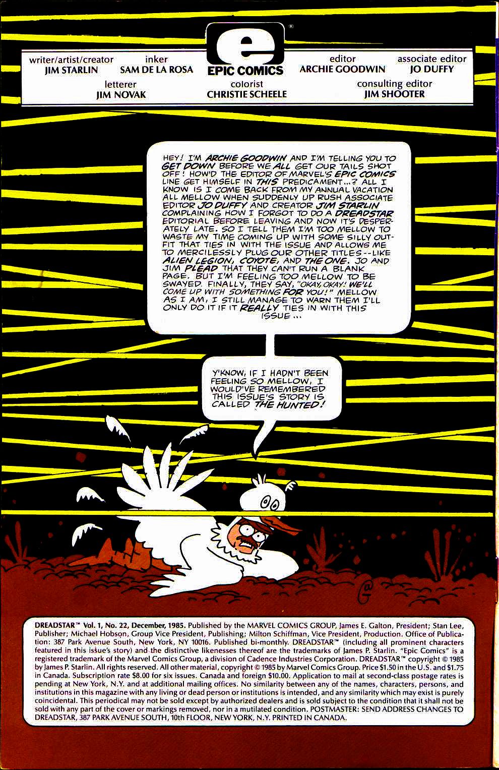 Read online Dreadstar comic -  Issue #22 - 2