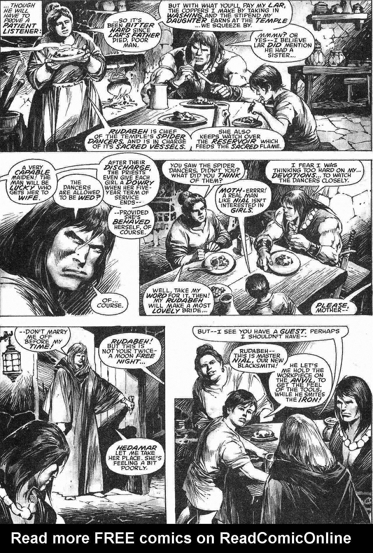 Read online The Savage Sword Of Conan comic -  Issue #208 - 29