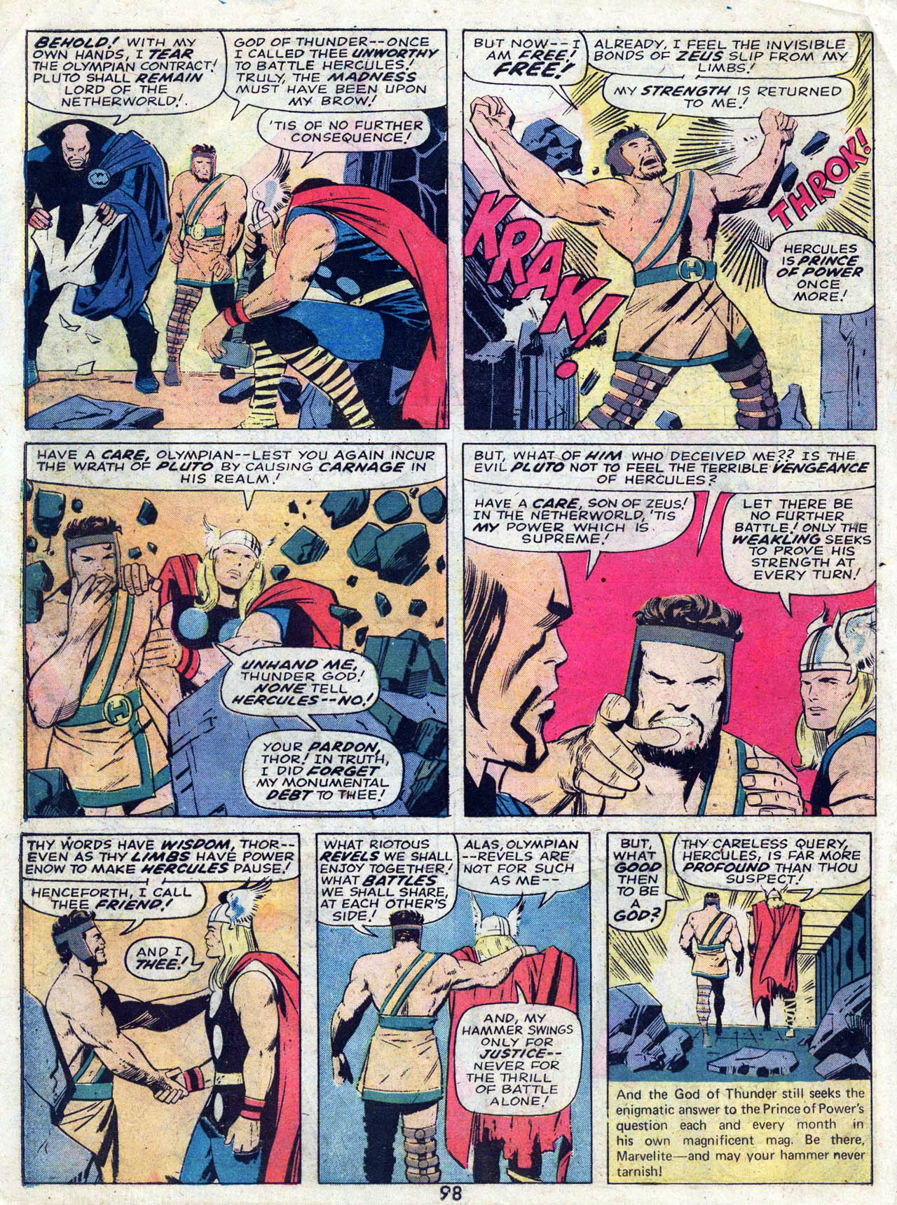 Read online Marvel Treasury Edition comic -  Issue #3 - 96