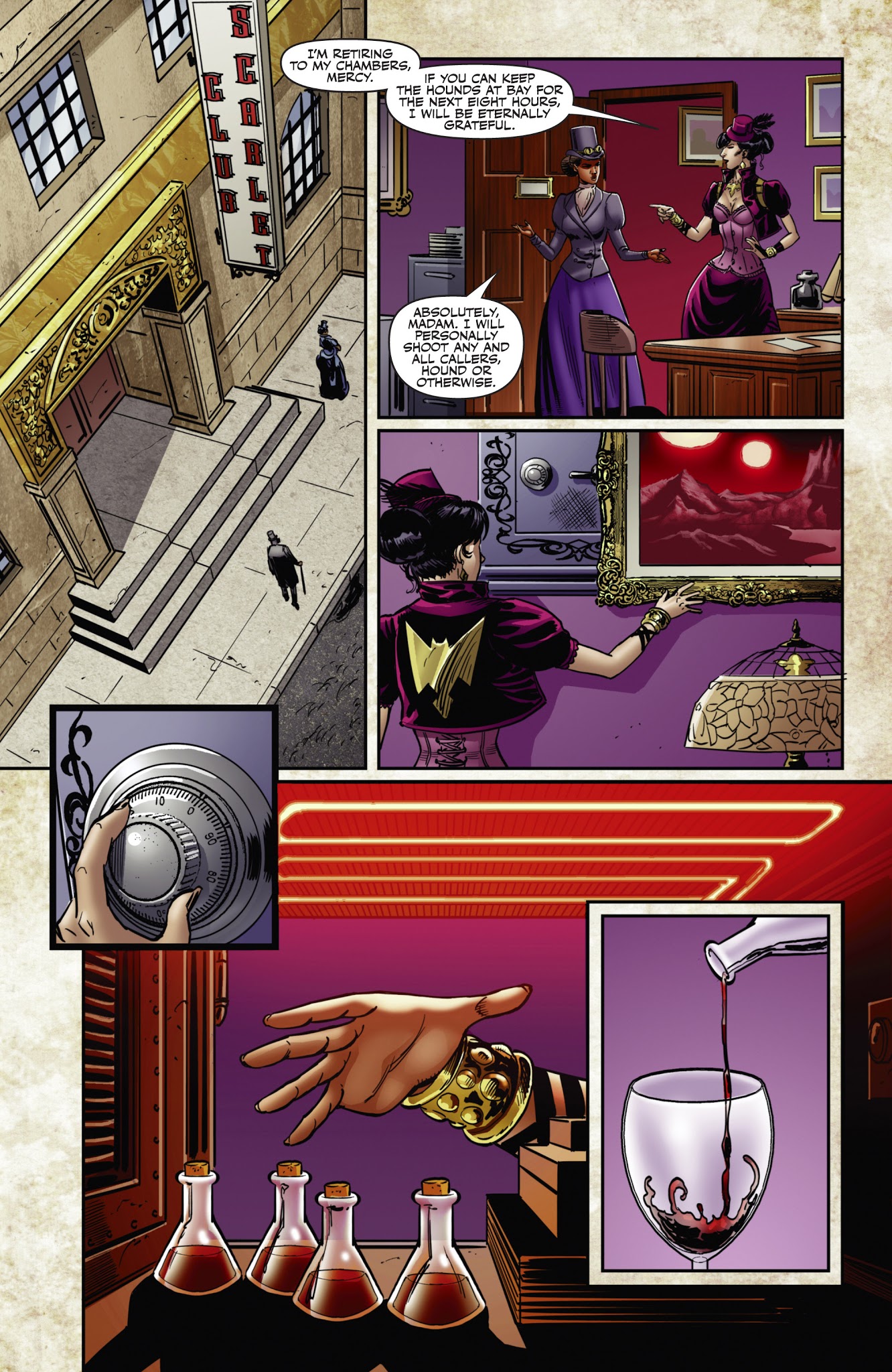 Read online Legenderry: Vampirella comic -  Issue #3 - 9
