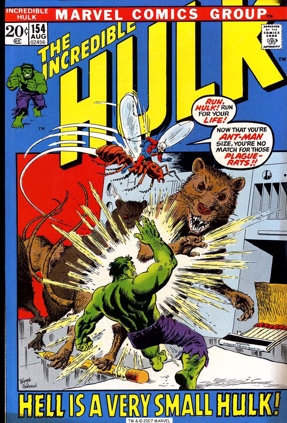 Read online The Incredible Hulk (1968) comic -  Issue #154 - 1