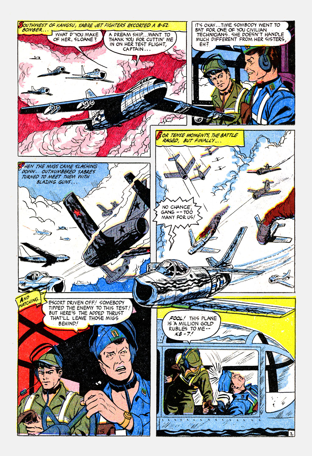 Read online War Birds (1952) comic -  Issue #3 - 21