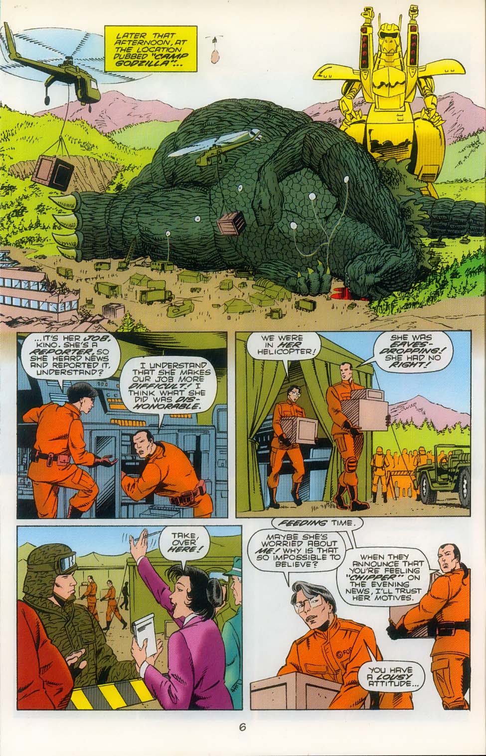 Read online Godzilla (1995) comic -  Issue #3 - 8