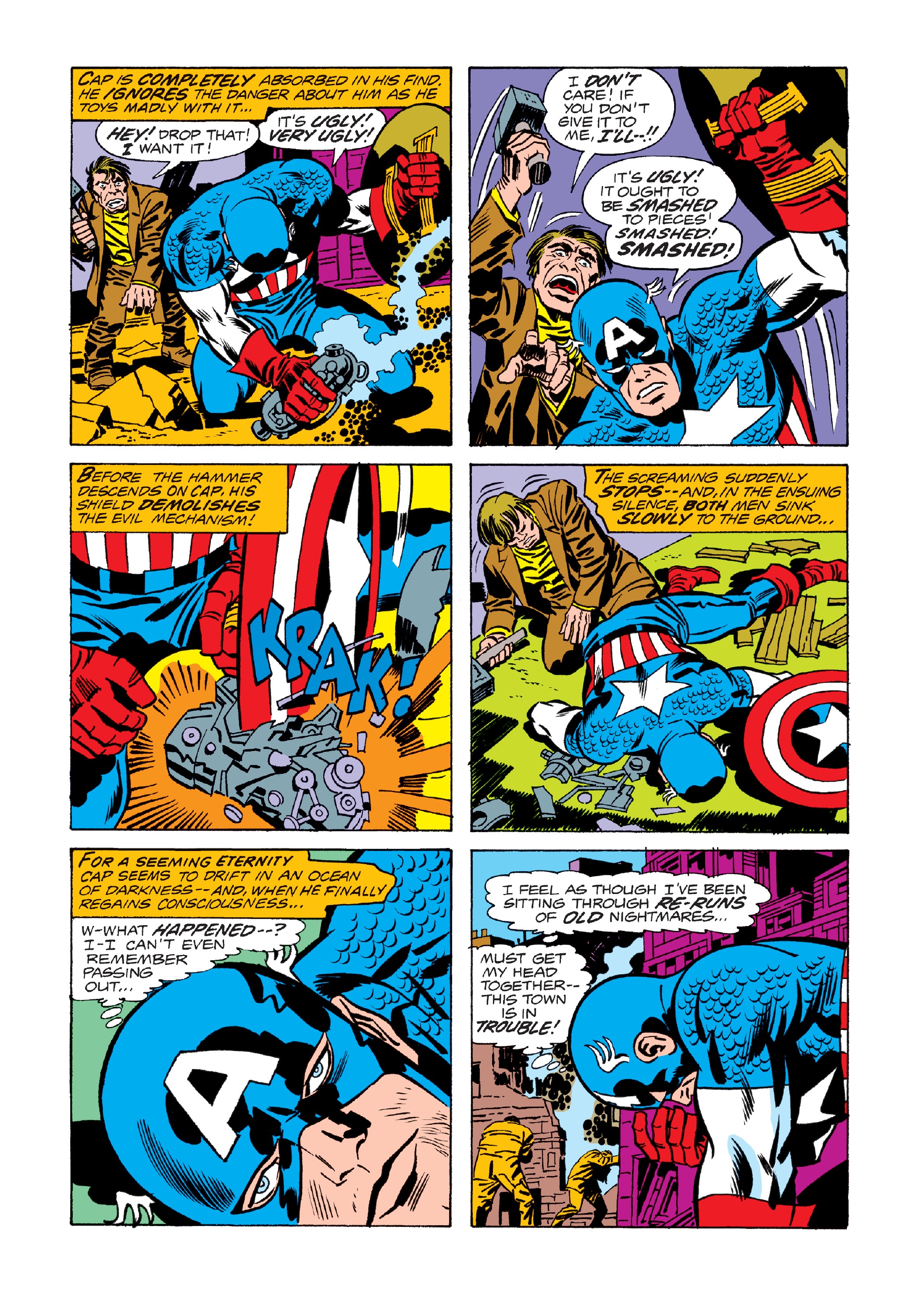 Read online Marvel Masterworks: Captain America comic -  Issue # TPB 10 (Part 1) - 16