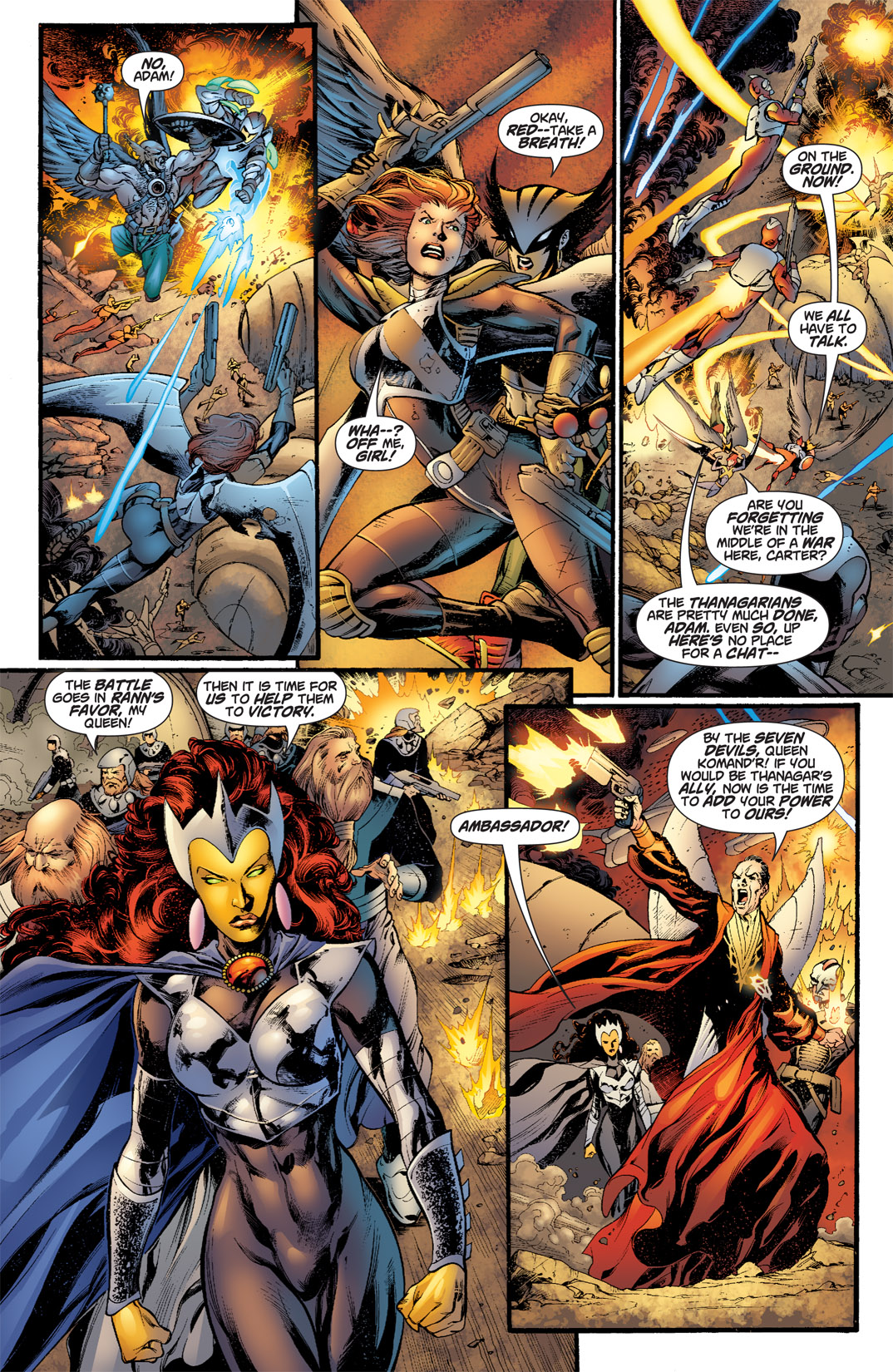 Read online Rann/Thanagar War comic -  Issue #3 - 7