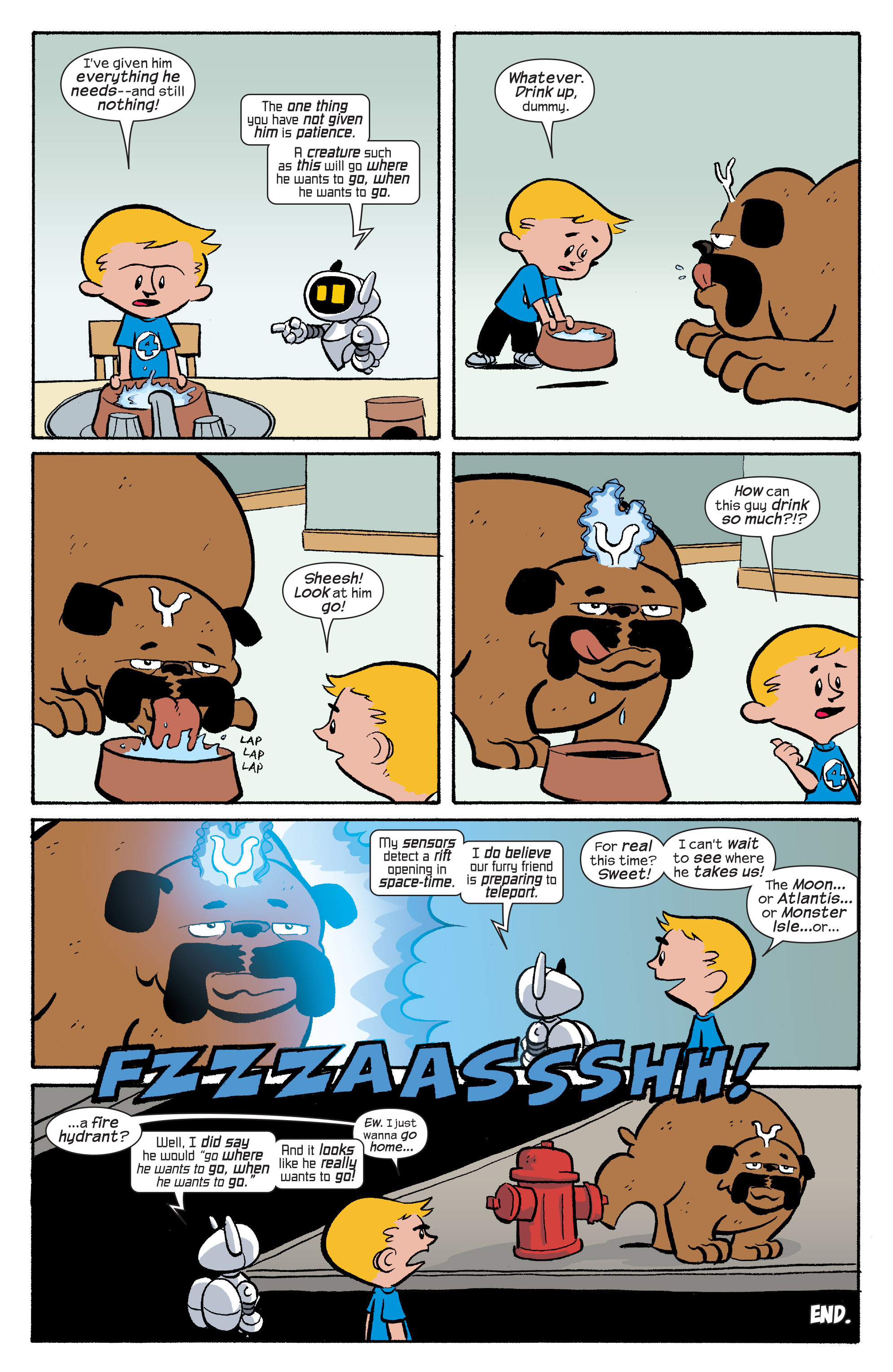 Read online Franklin Richards: Fall Football Fiasco! comic -  Issue # Full - 12