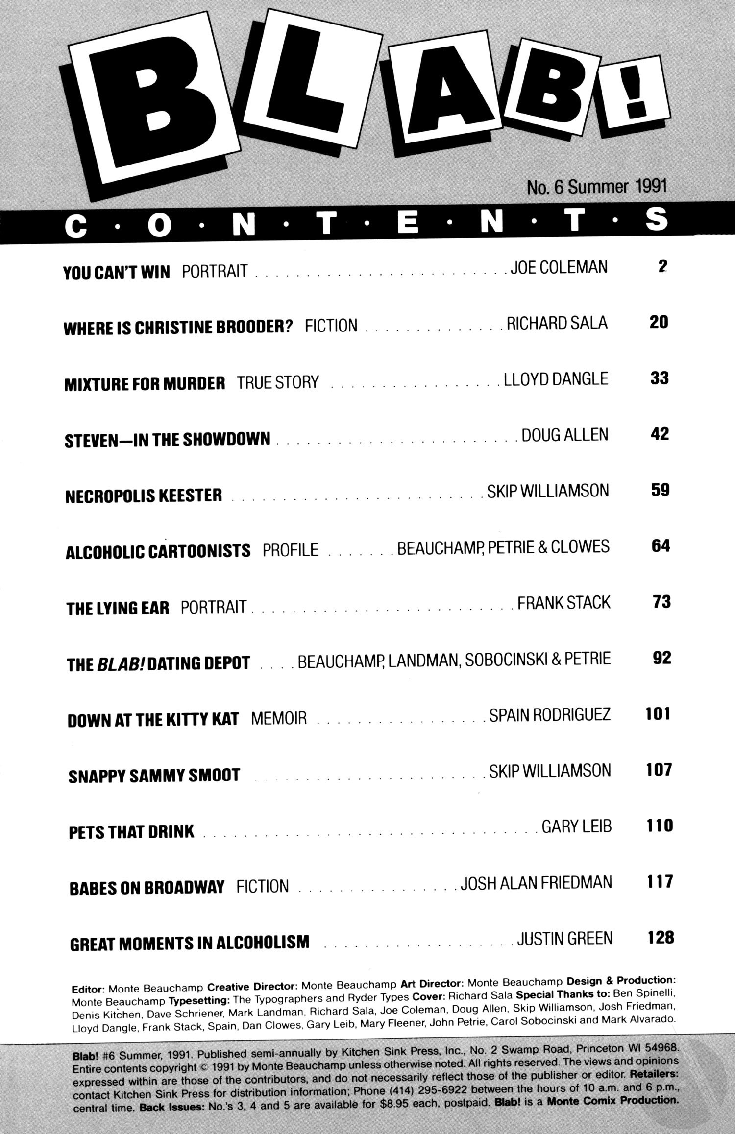 Read online Blab! comic -  Issue #6 - 3
