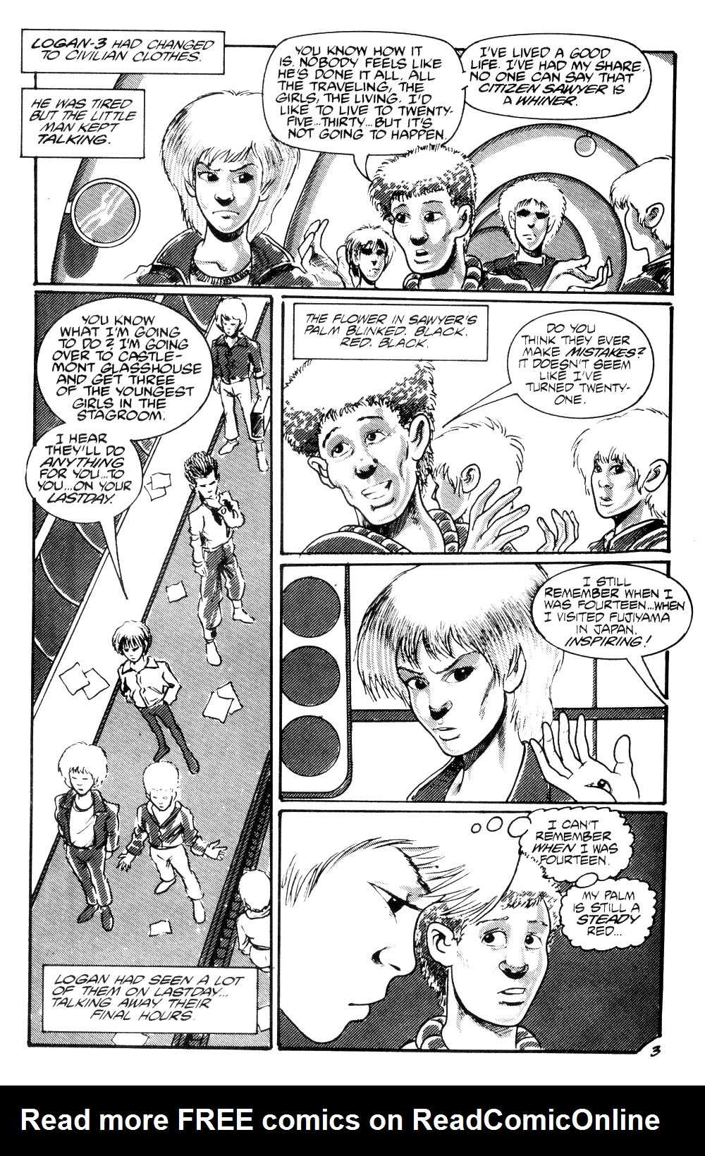 Read online Logan's Run (1990) comic -  Issue #1 - 5