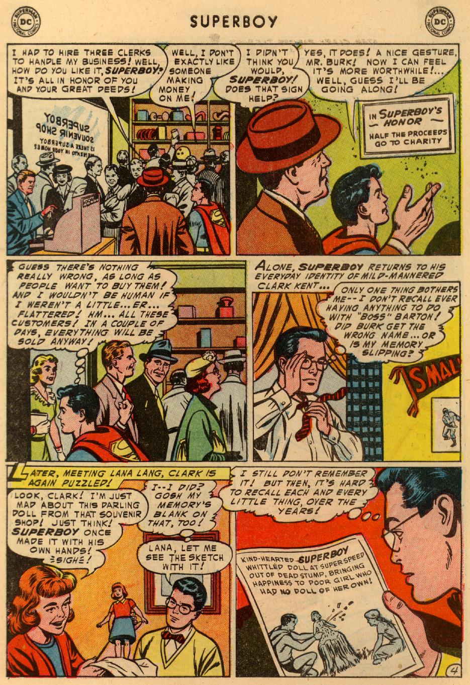 Read online Superboy (1949) comic -  Issue #36 - 5
