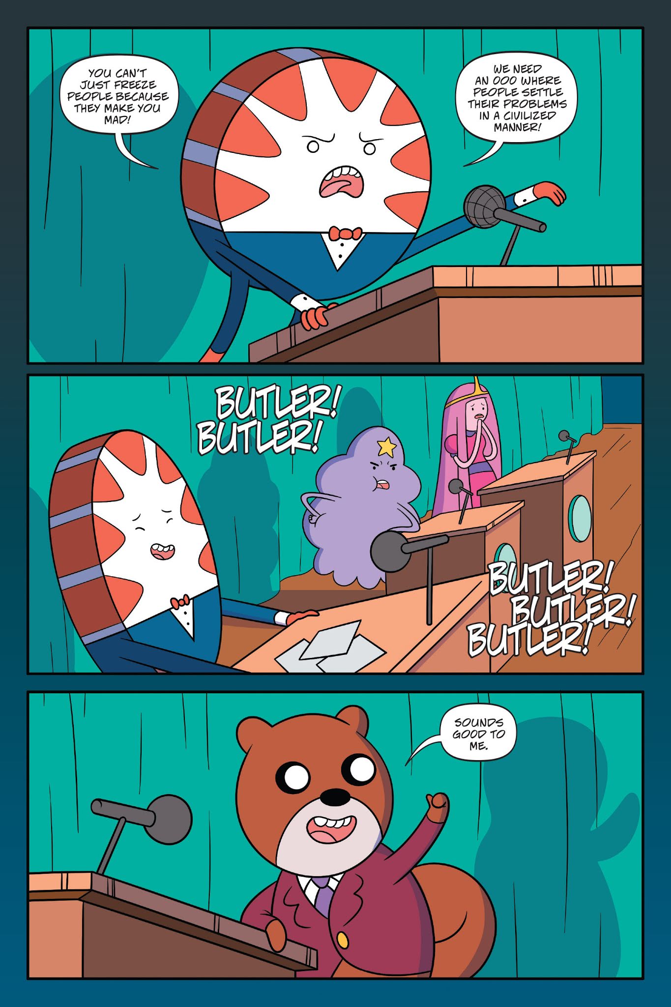 Read online Adventure Time: President Bubblegum comic -  Issue # TPB - 42