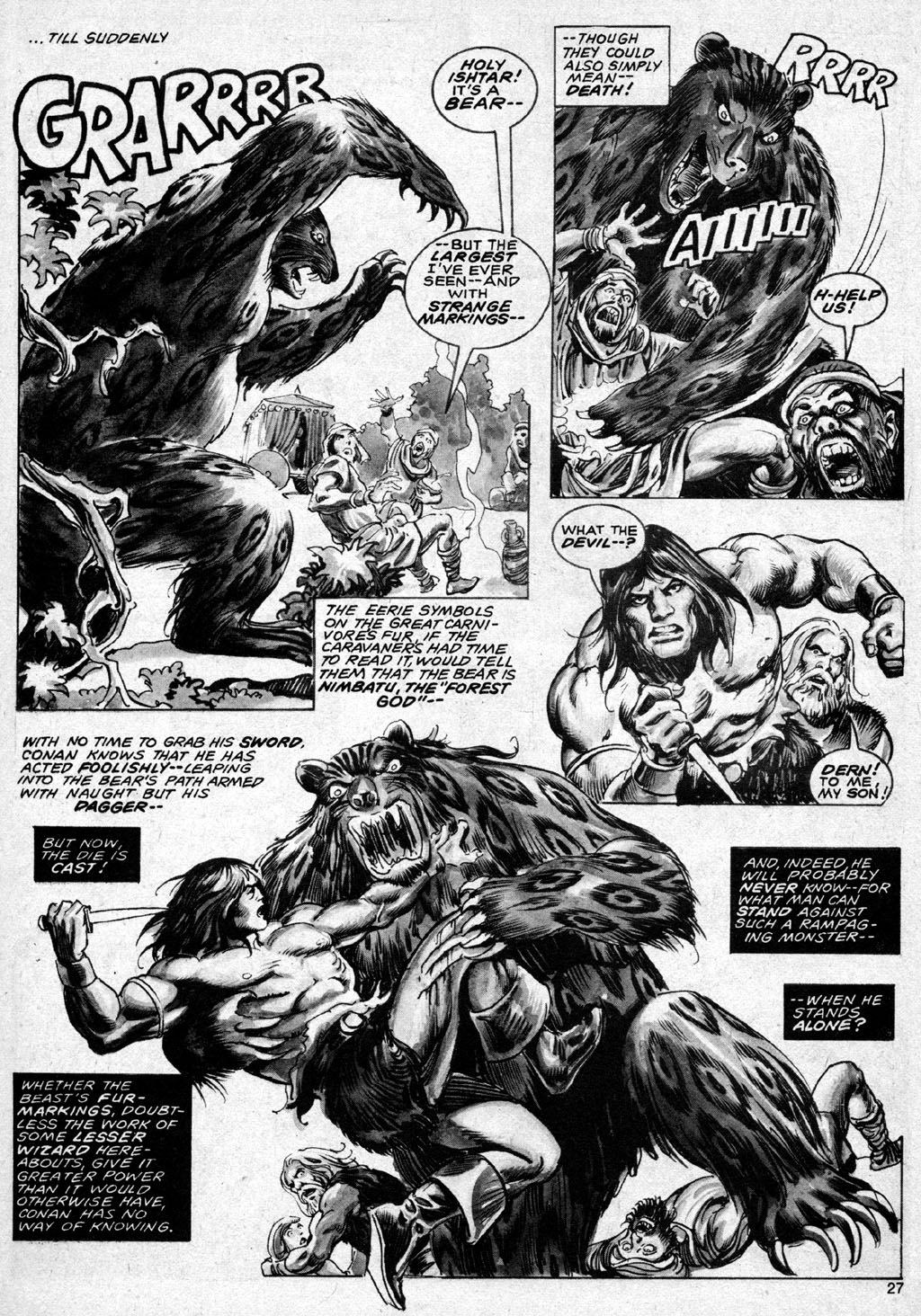 Read online The Savage Sword Of Conan comic -  Issue #69 - 27