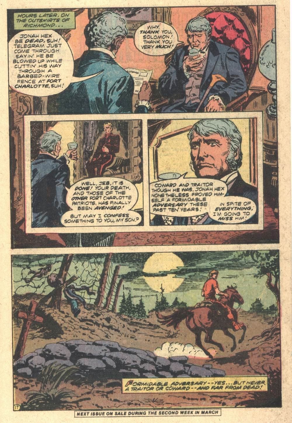 Read online Jonah Hex (1977) comic -  Issue #36 - 18