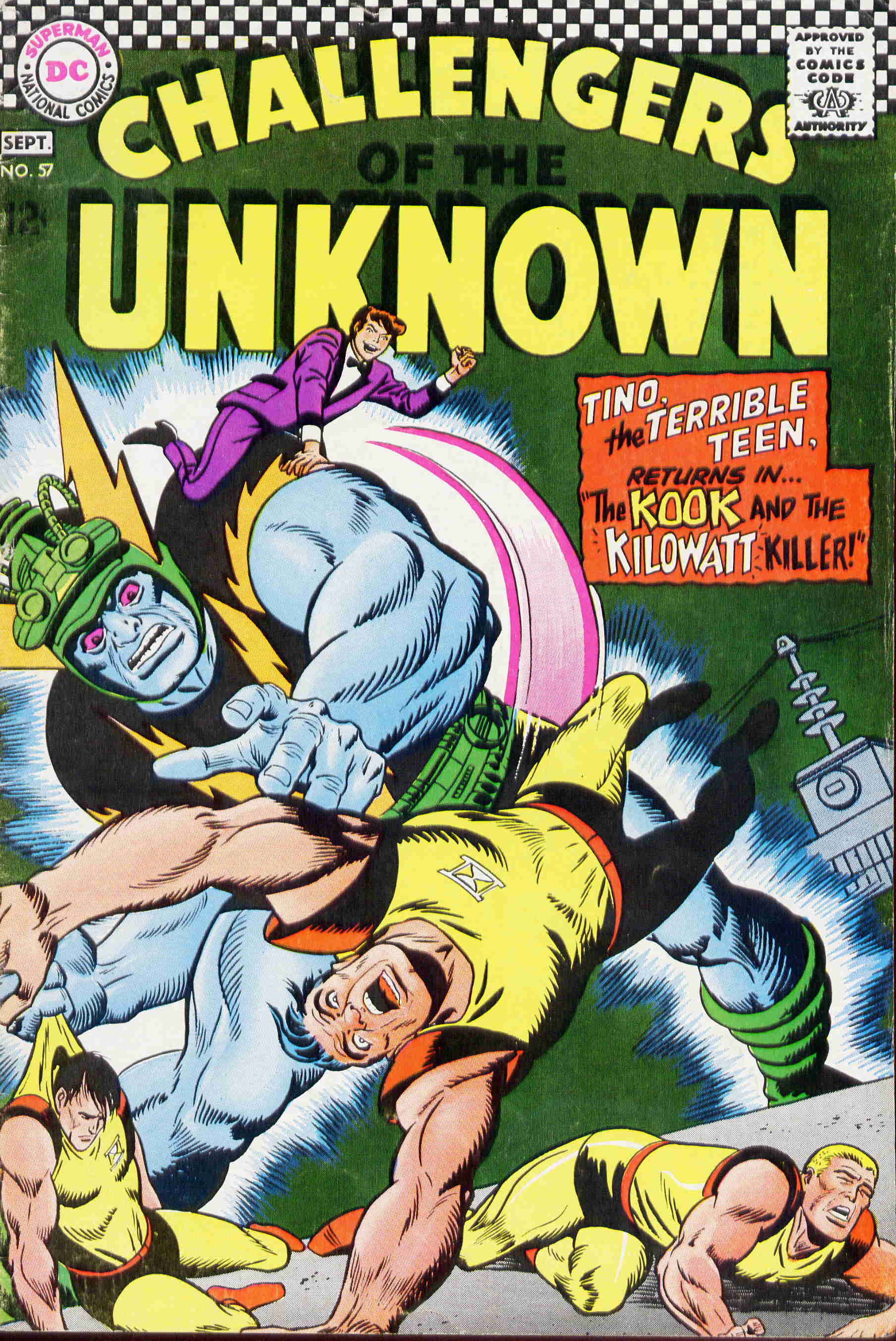 Read online Challengers of the Unknown (1958) comic -  Issue #57 - 1