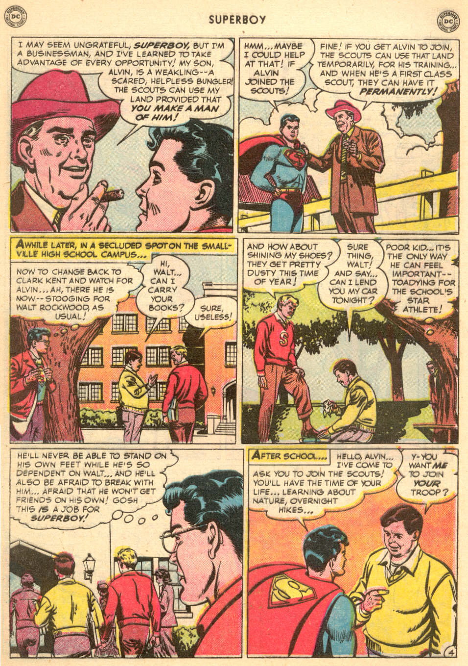 Read online Superboy (1949) comic -  Issue #13 - 5