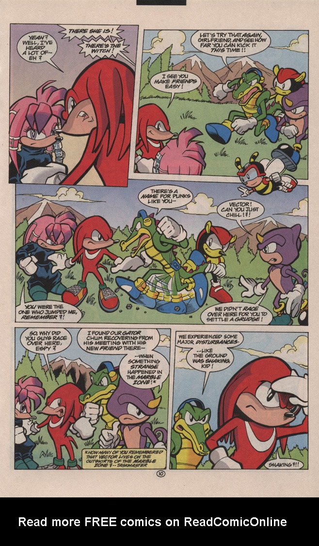 Read online Knuckles the Echidna comic -  Issue #4 - 15