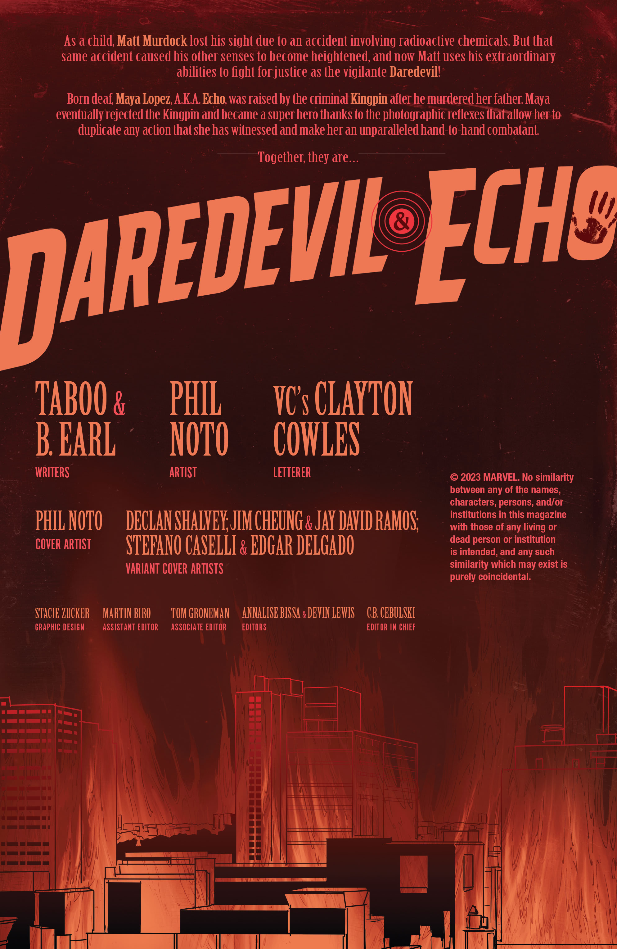Read online Daredevil & Echo comic -  Issue #1 - 2