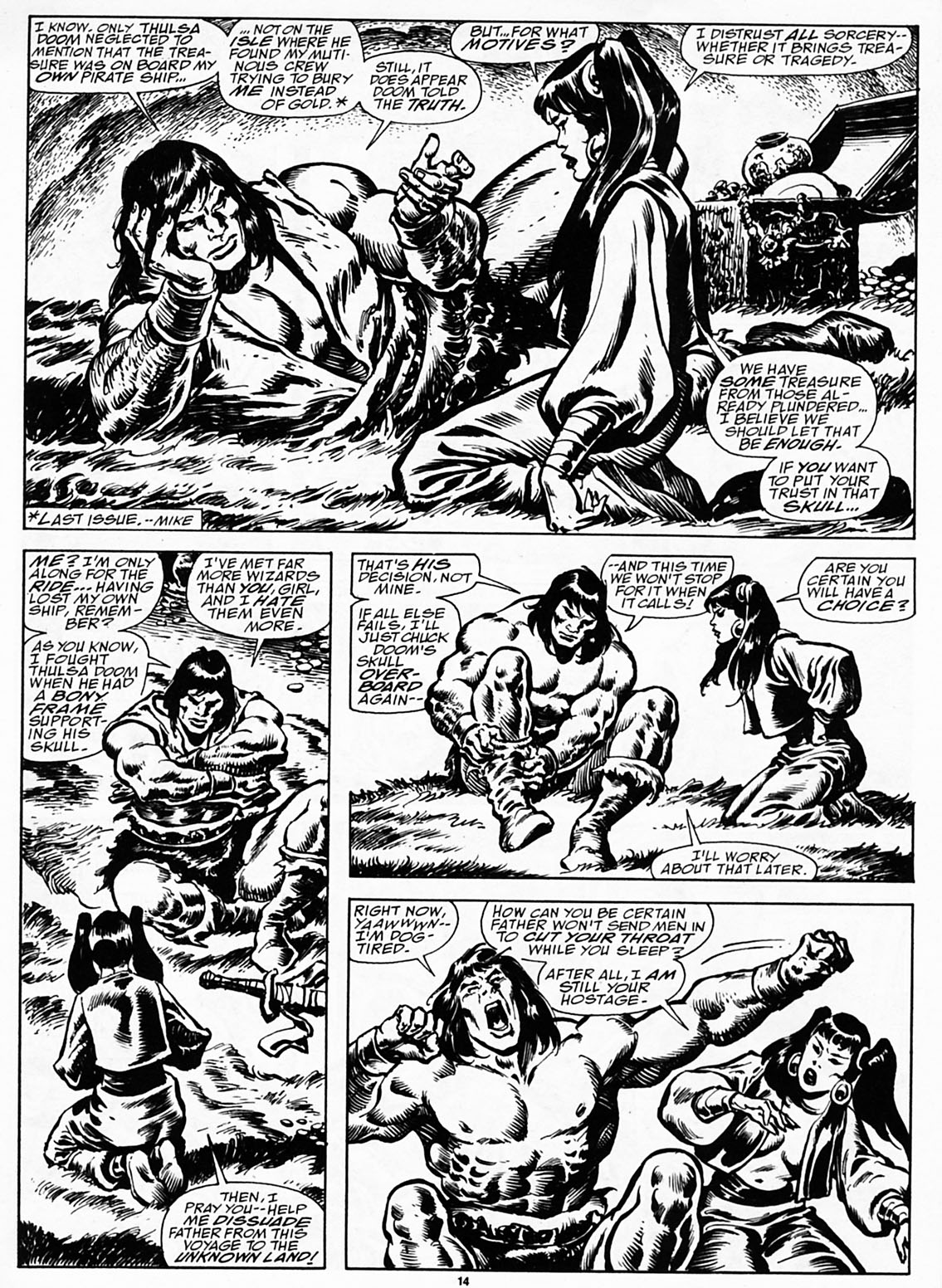 Read online The Savage Sword Of Conan comic -  Issue #191 - 16