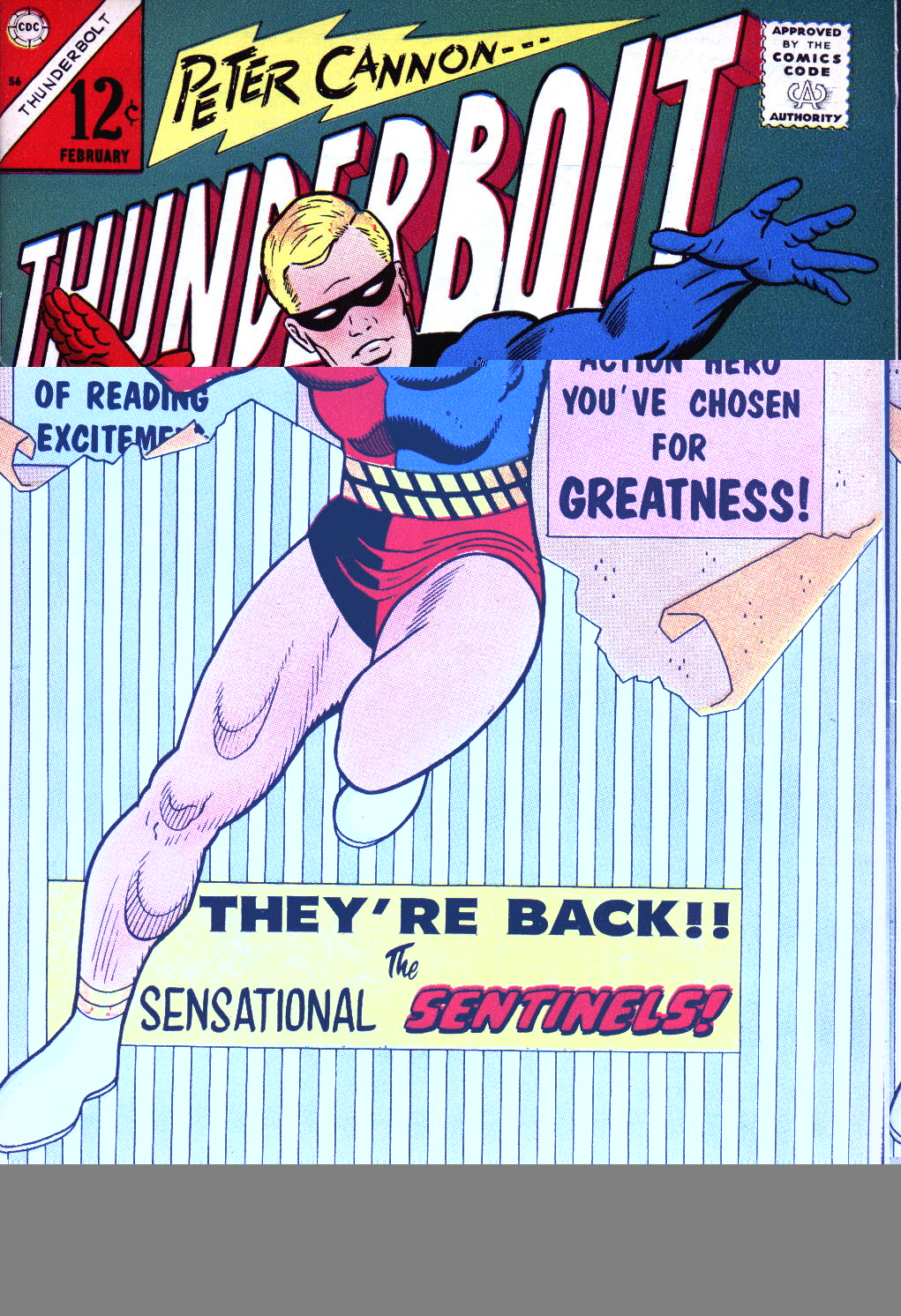 Read online Thunderbolt comic -  Issue #56 - 1