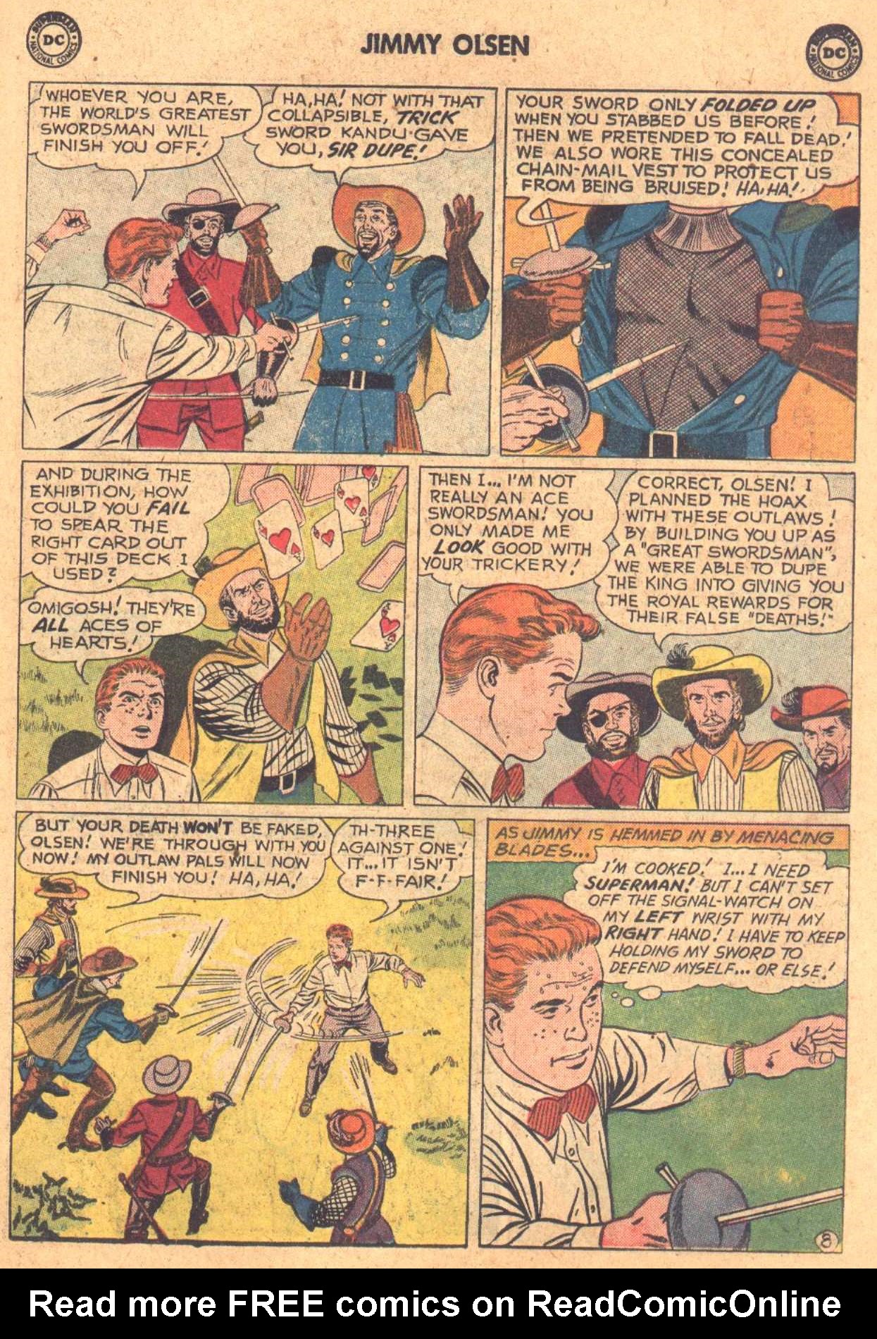 Read online Superman's Pal Jimmy Olsen comic -  Issue #41 - 31