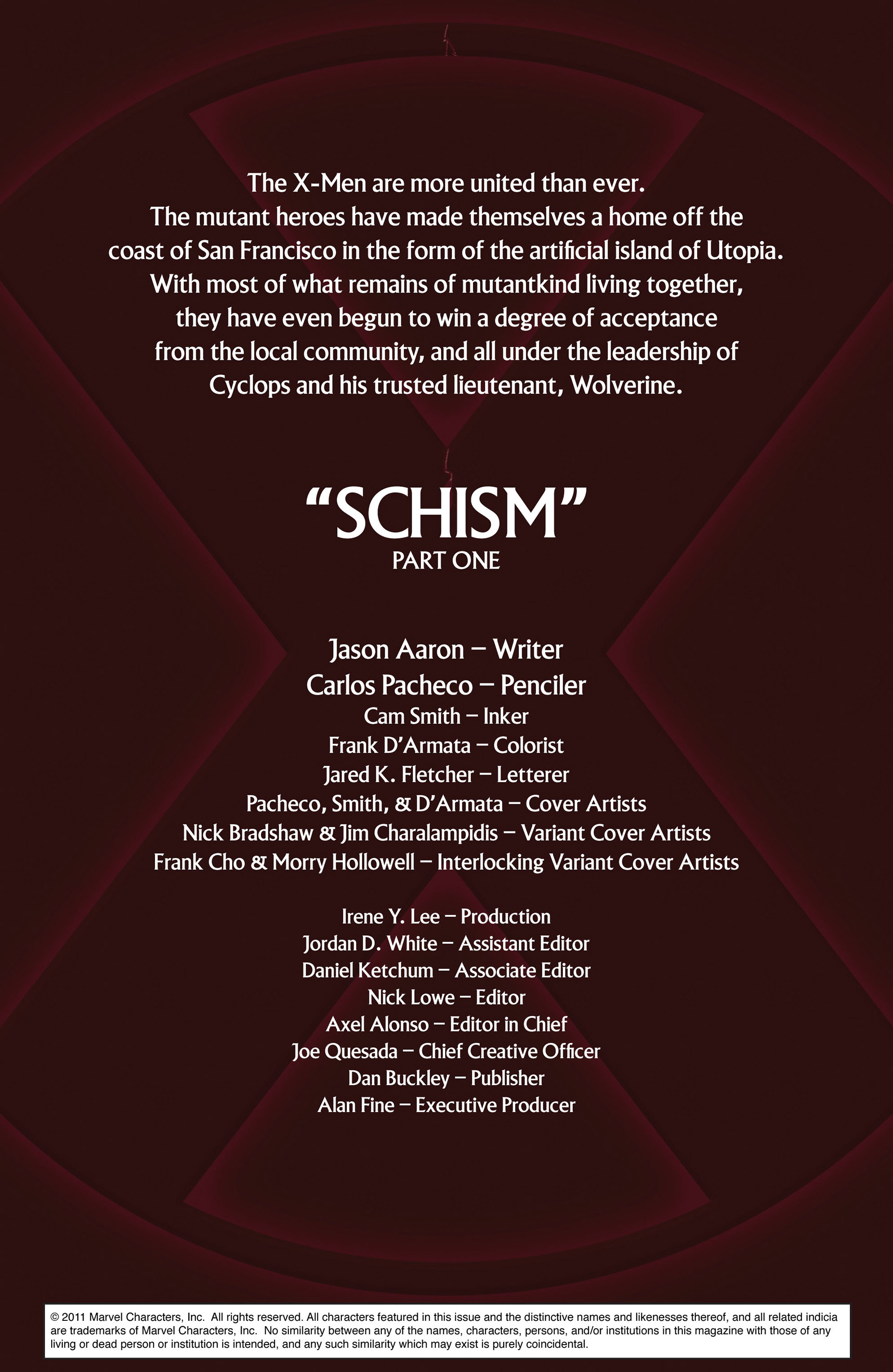 Read online X-Men: Schism comic -  Issue #1 - 2